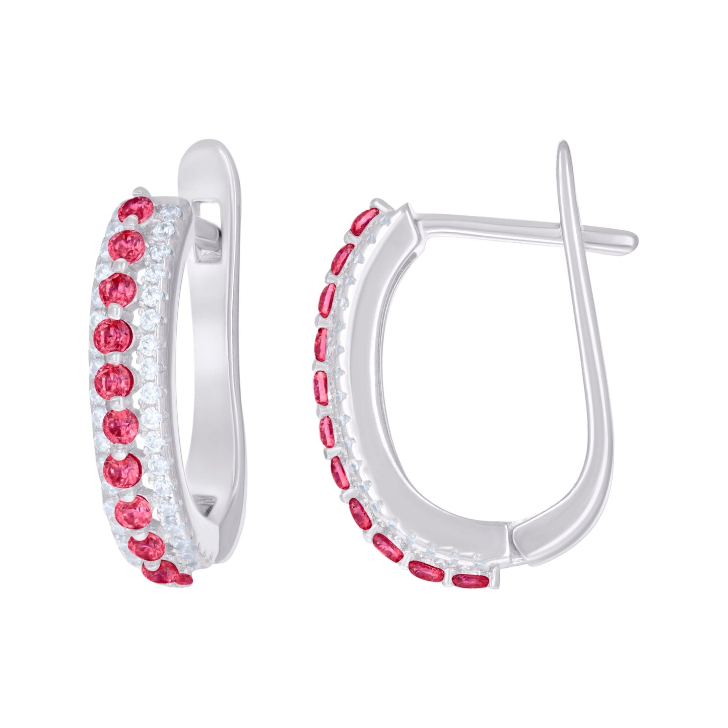 925 Sterling Silver Cz Earring