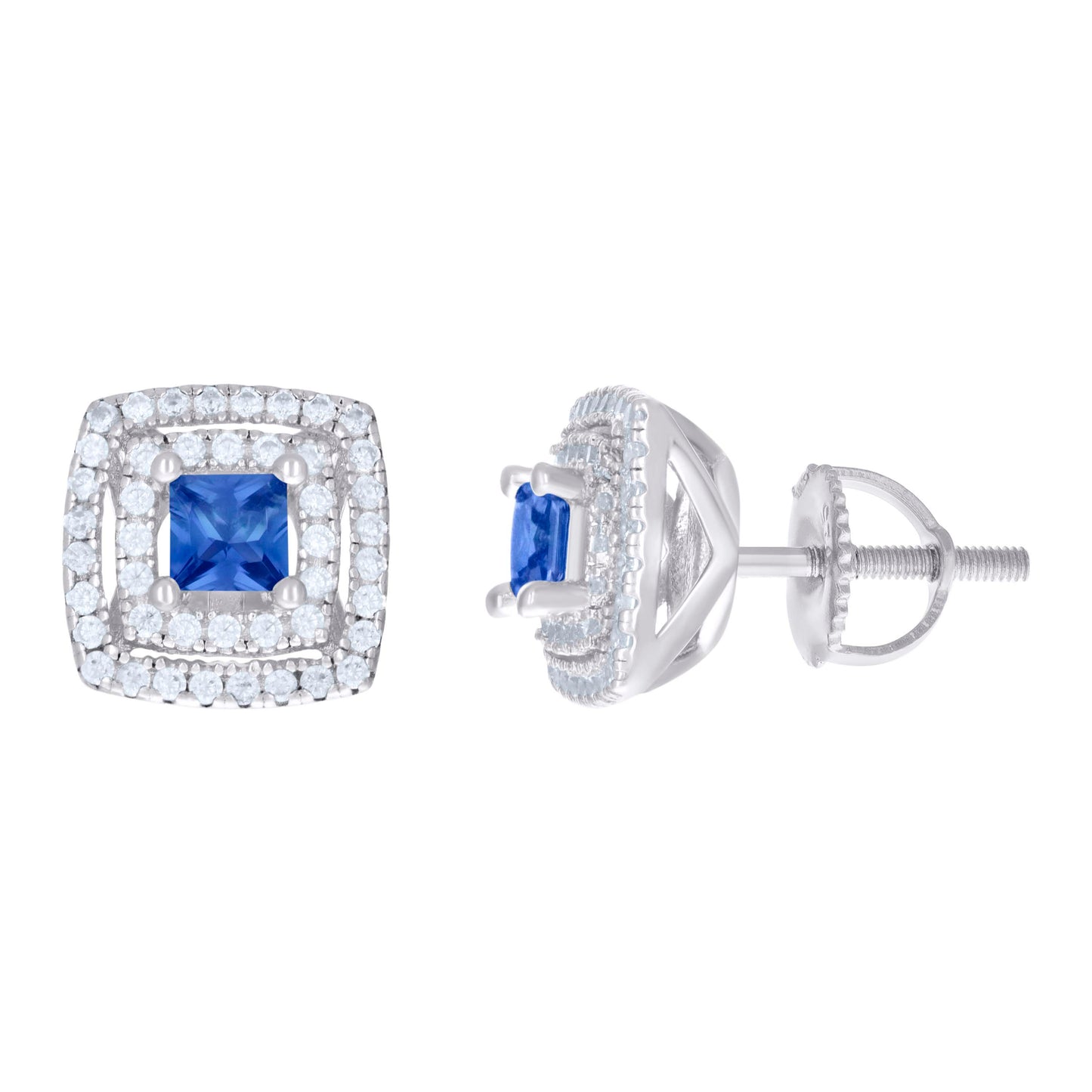 925 Sterling Silver Cz Earrings