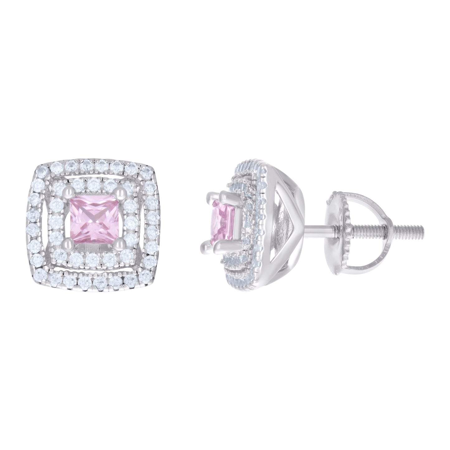 925 Sterling Silver Cz Earrings