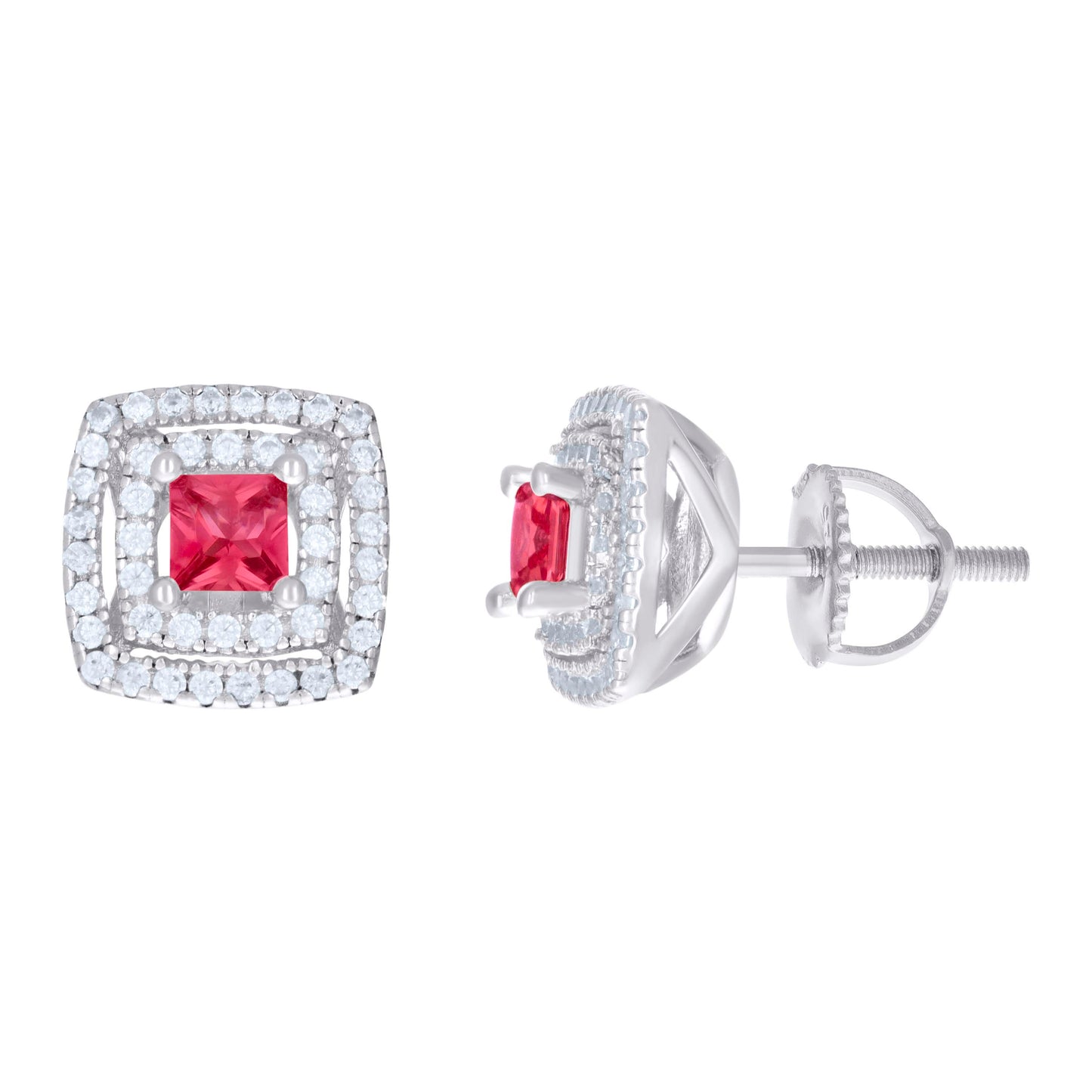 925 Sterling Silver Cz Earrings