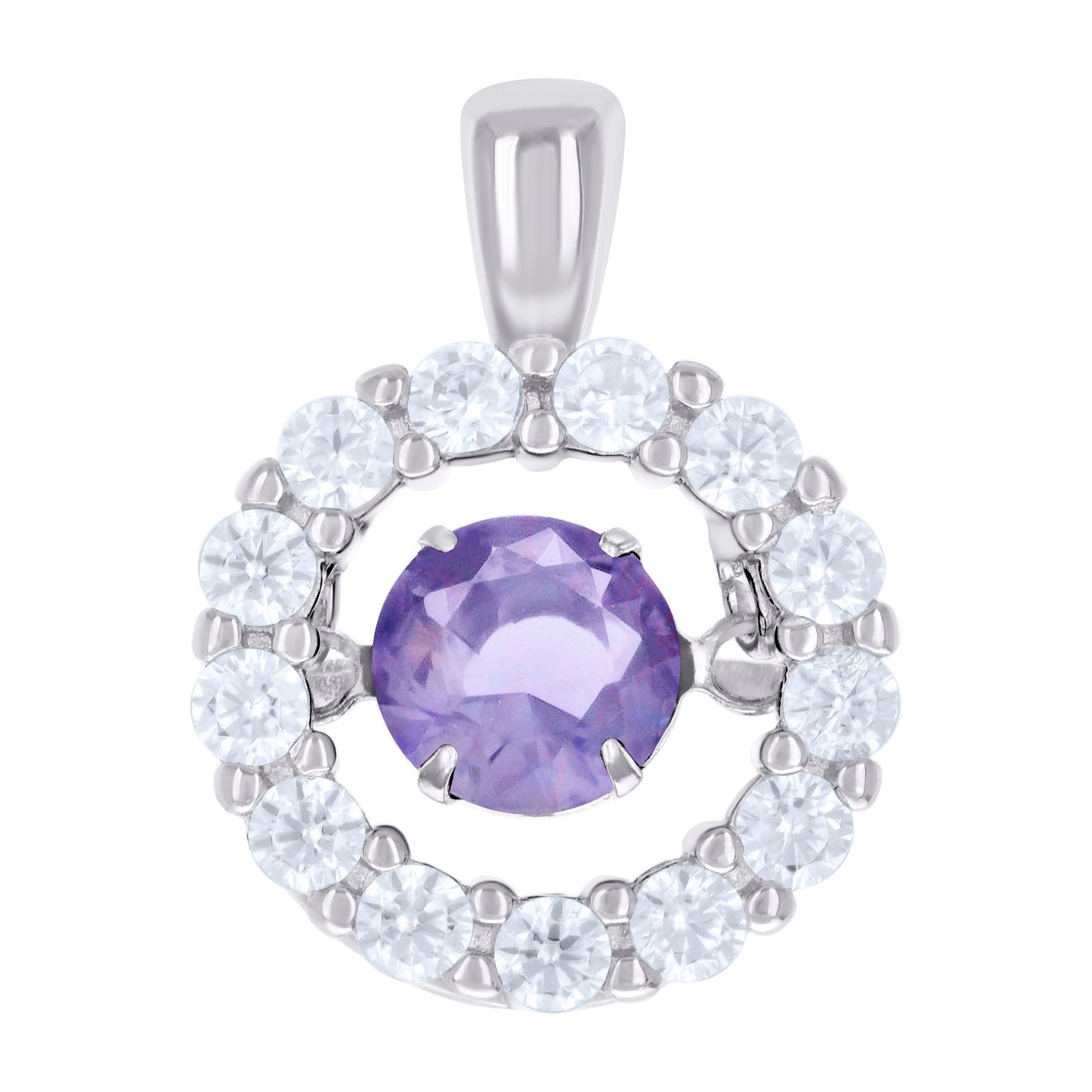 925 Sterling Silver Cz Pendant