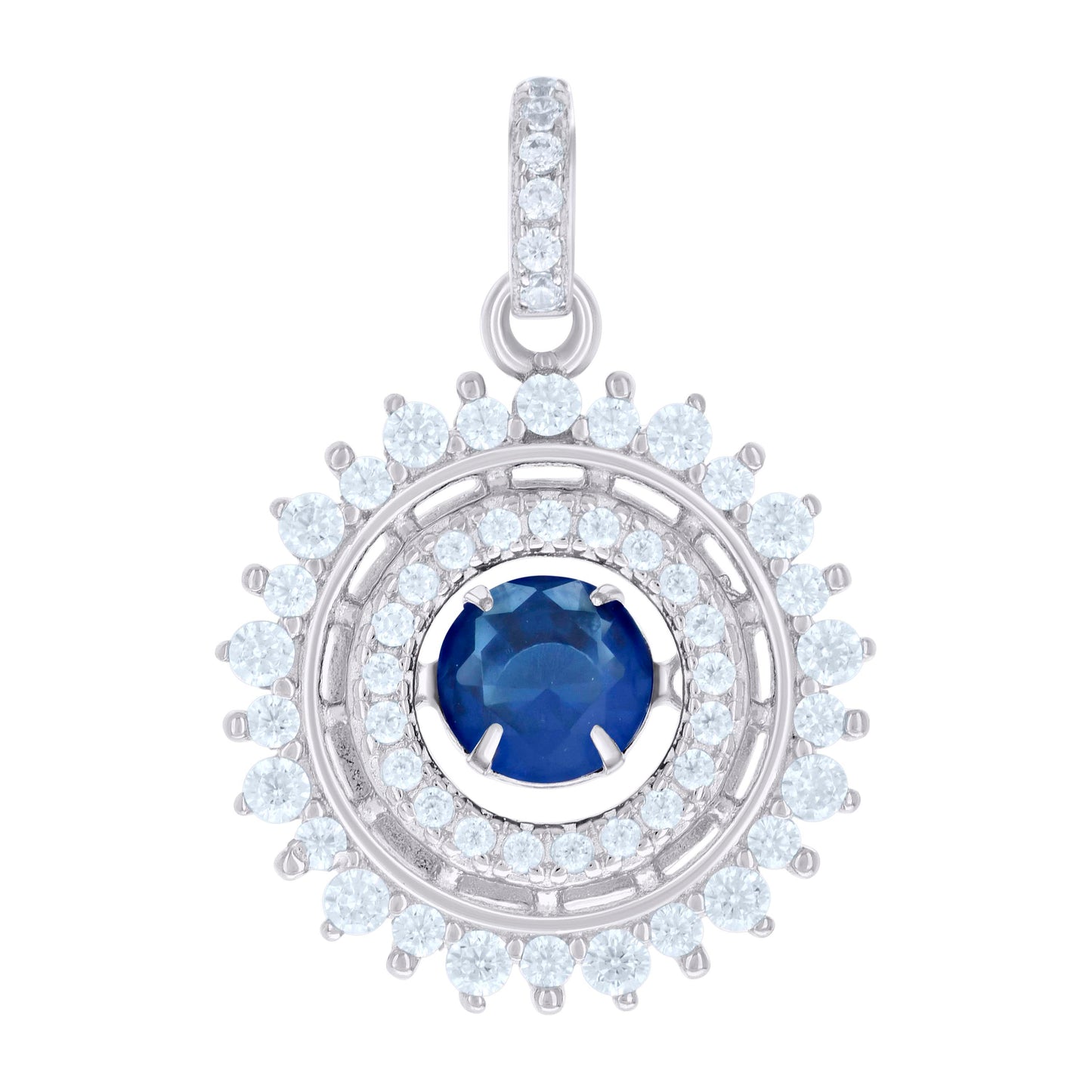 925 Sterling Silver Cz Pendant