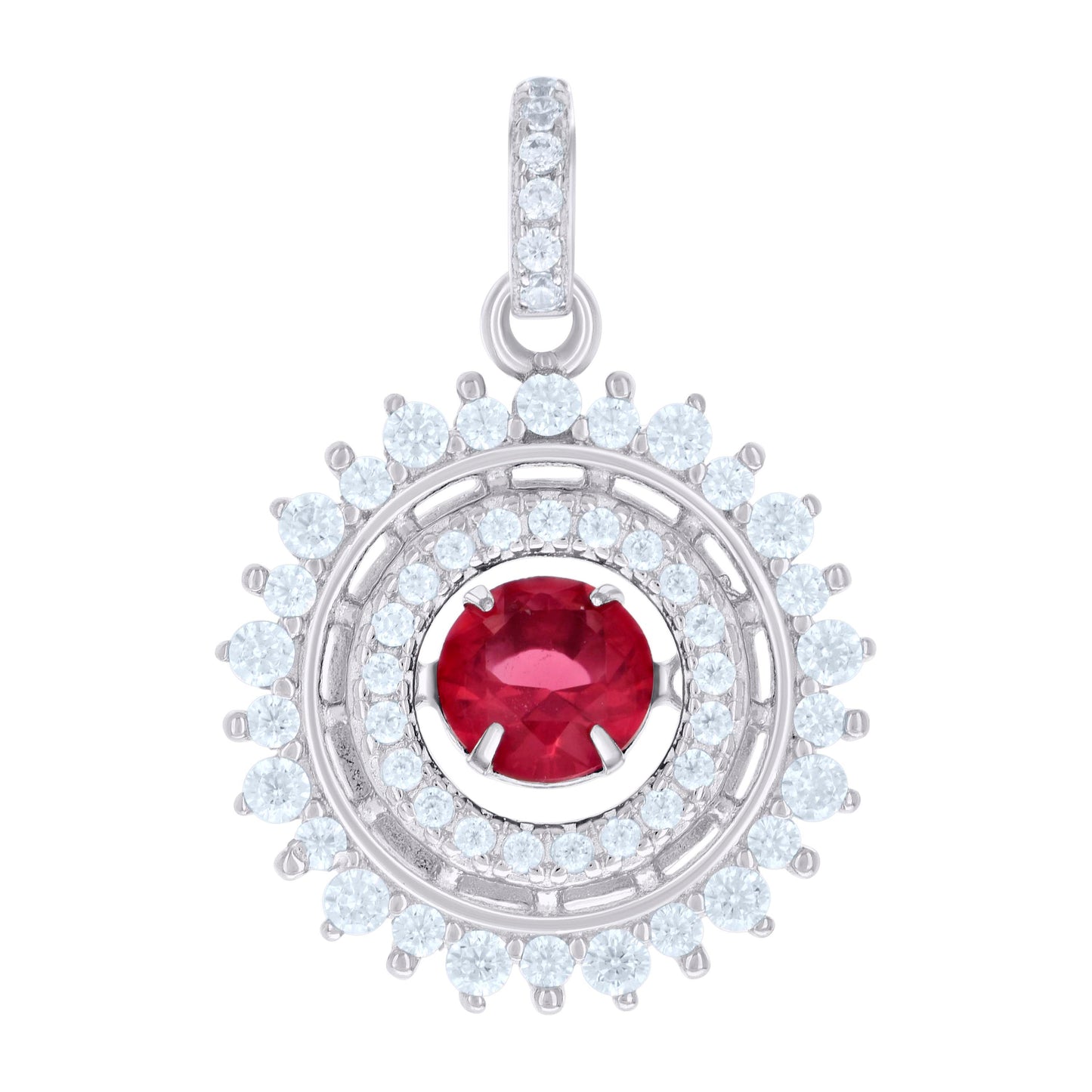925 Sterling Silver Cz Pendant