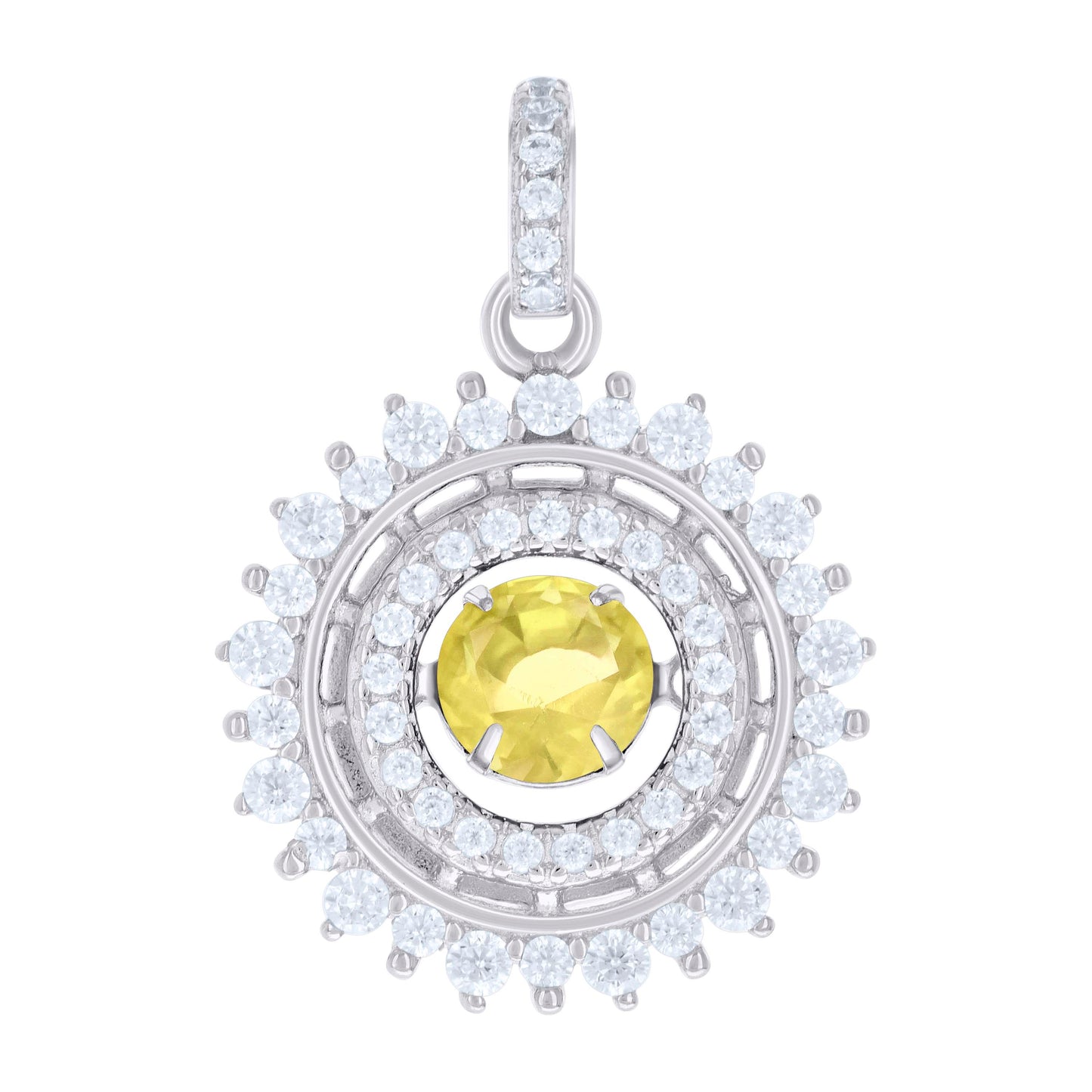 925 Sterling Silver Cz Pendant