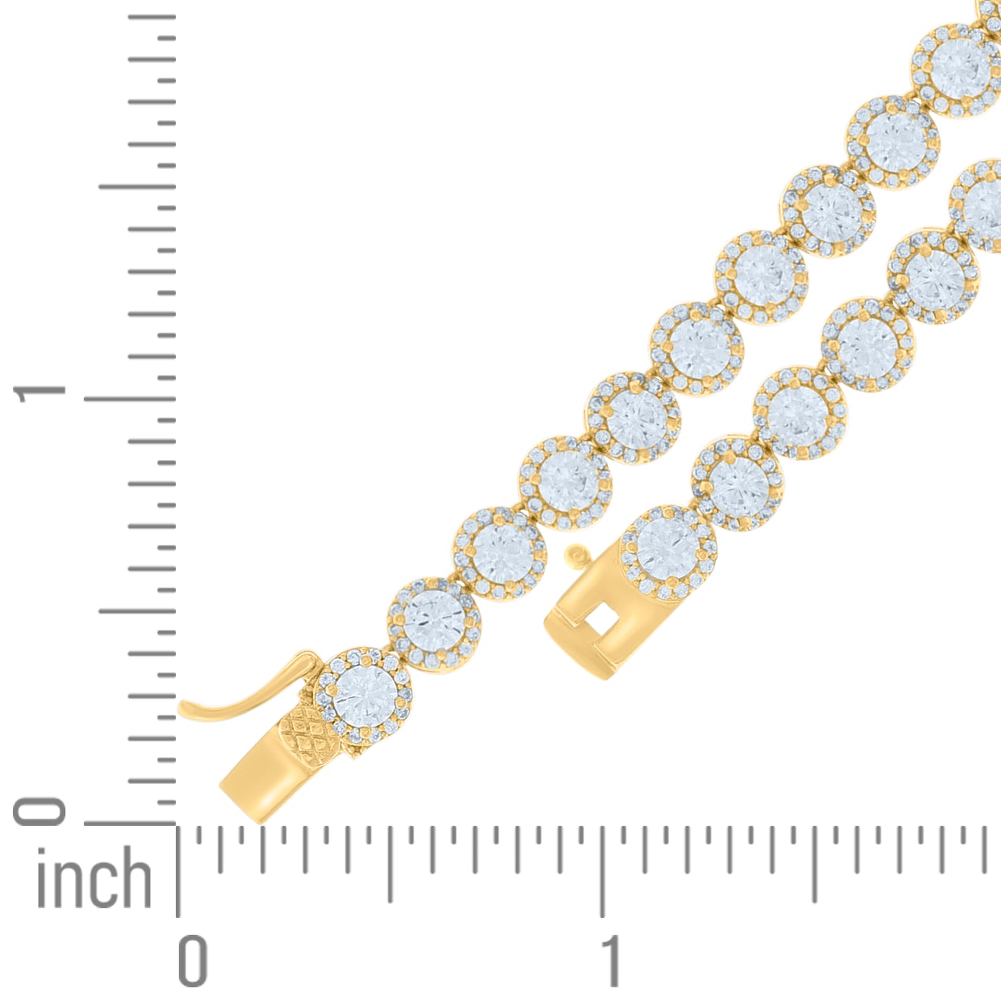 925 Sterling Silver Cz Necklace 18"