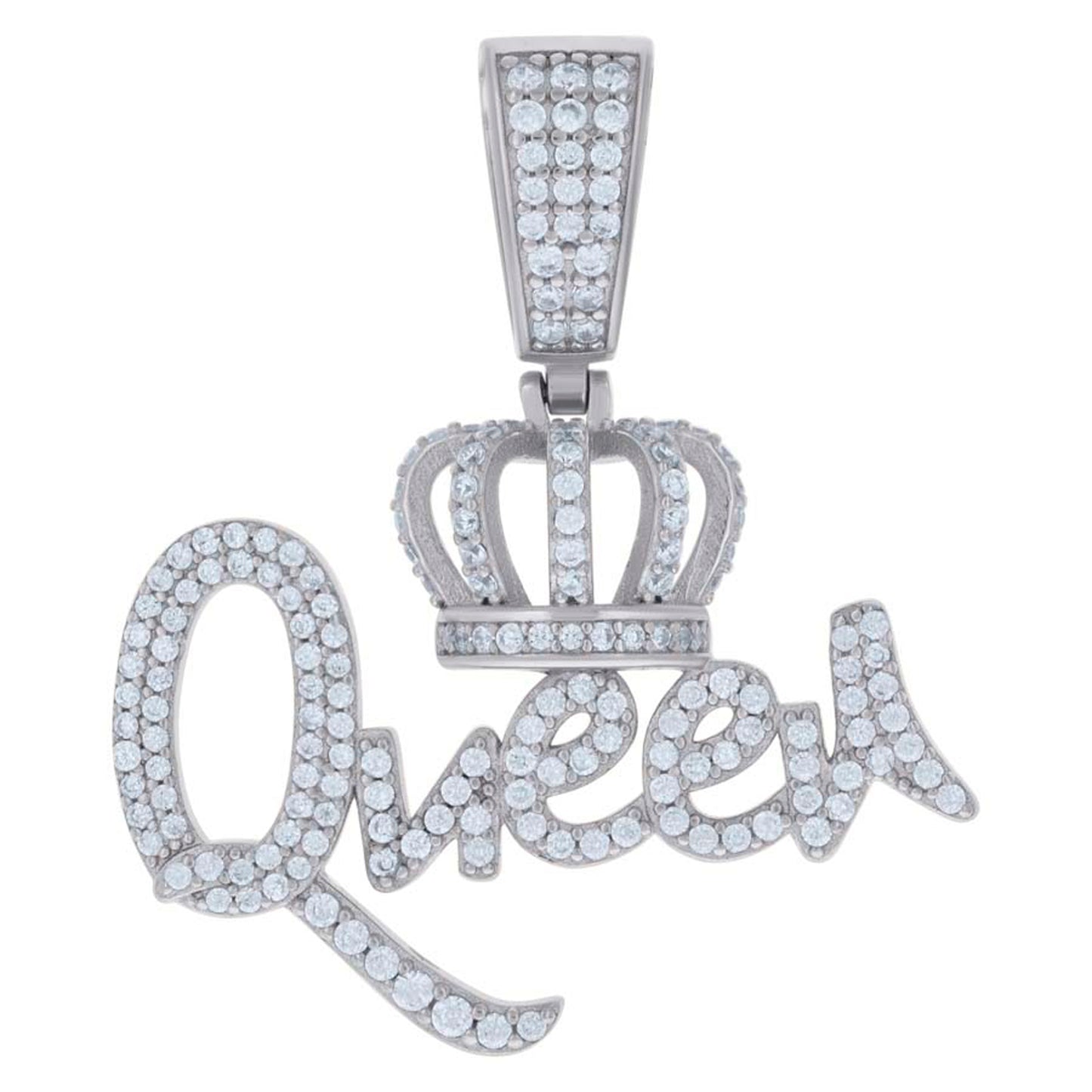 925 Silver Pendant With Moissanite Stones Ctw 1.40