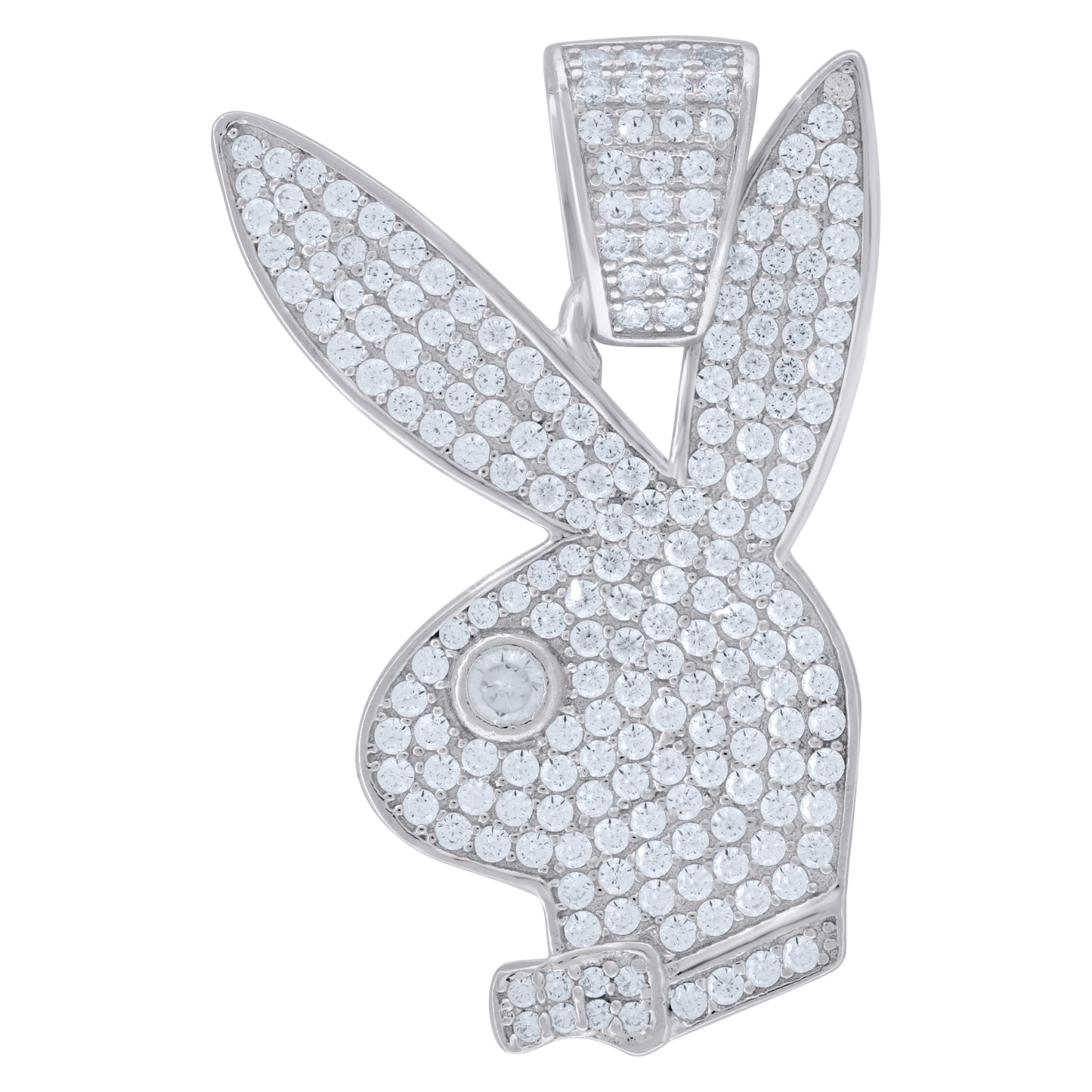 925 Sterling Silver 1.68Ctw Moissanite Pendant