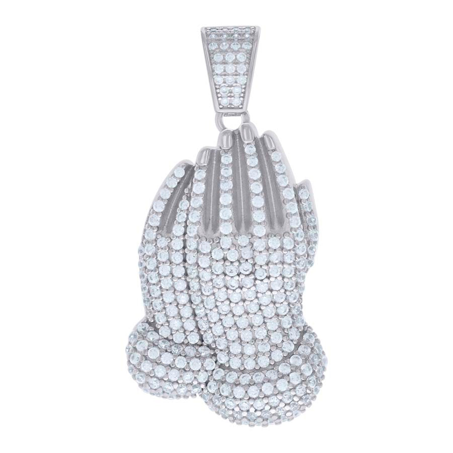 925 Sterling Silver Pendant 4.15Ctw Moissanite