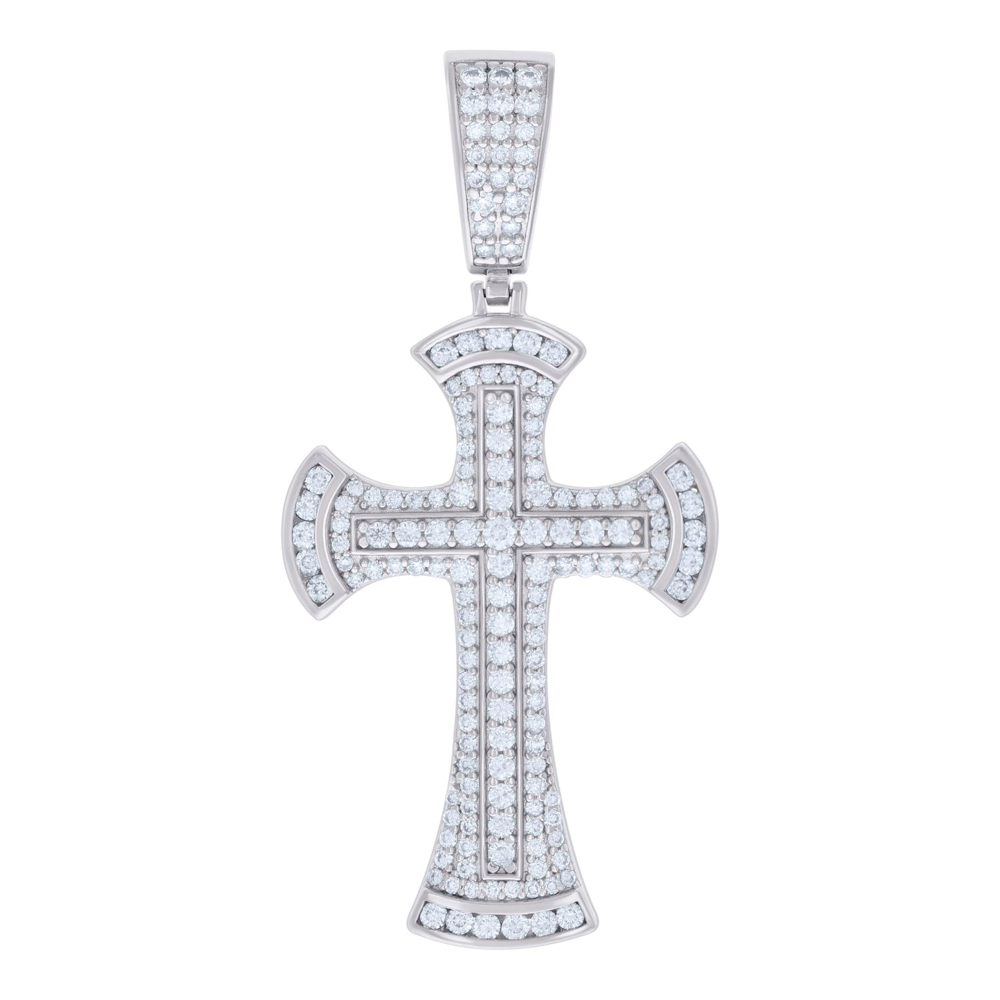 925 Sterling Silver 1.40Ctw Moissanite Pendant