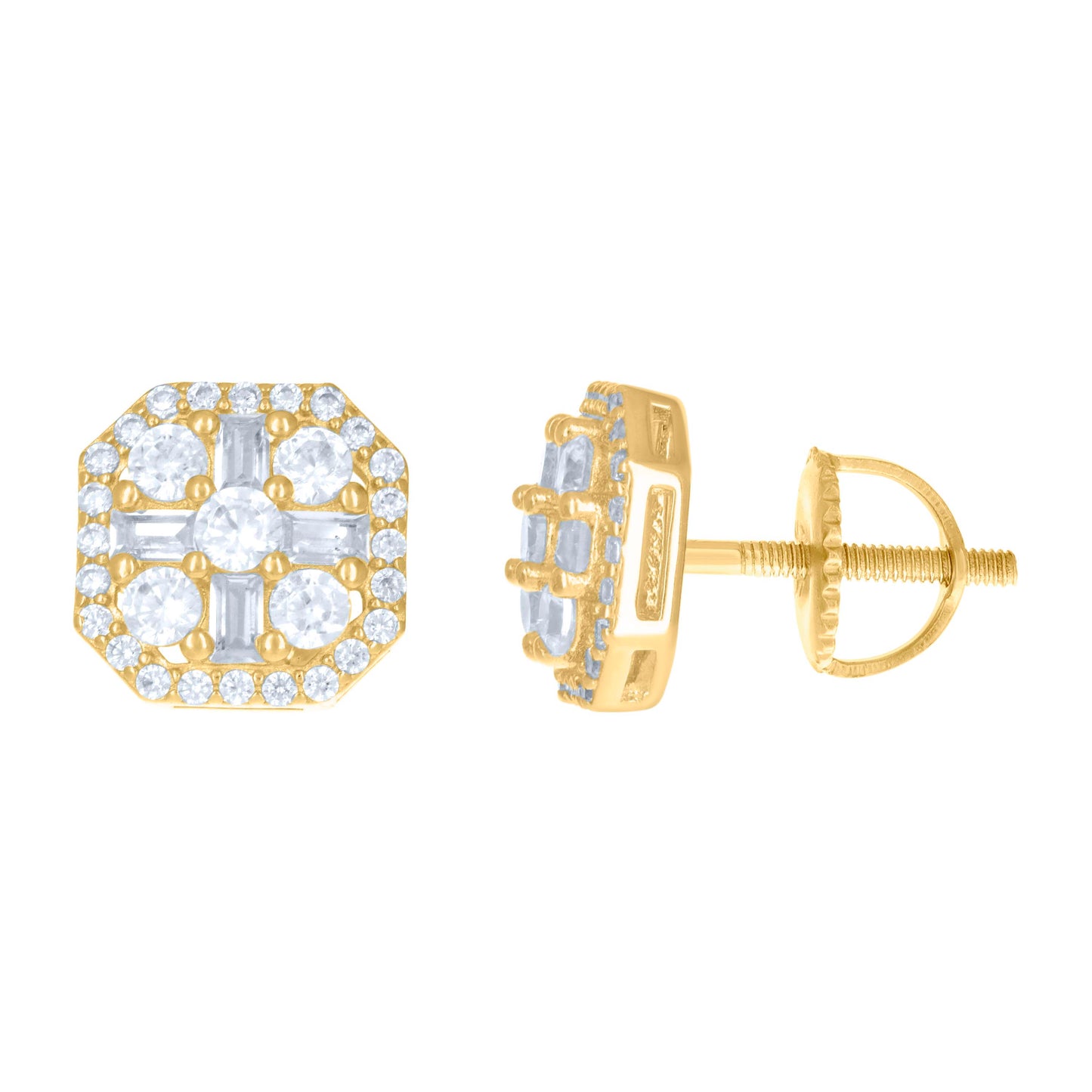 925 Sterling Silver Cz Earrings