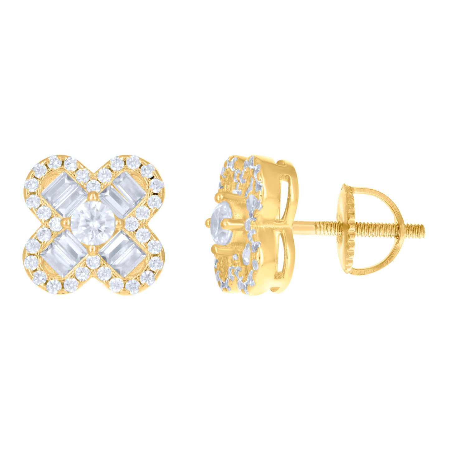 925 Sterling Silver Cz Earrings