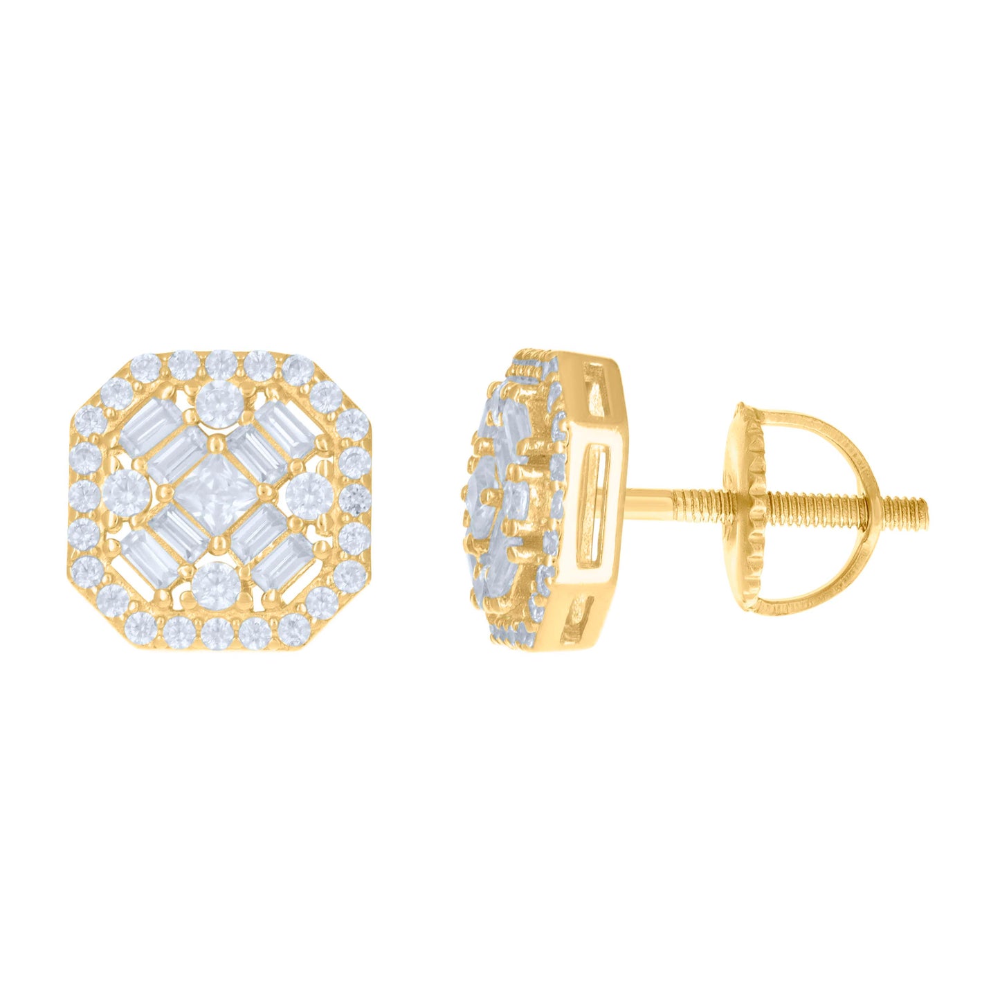 925 Sterling Silver Cz Earrings