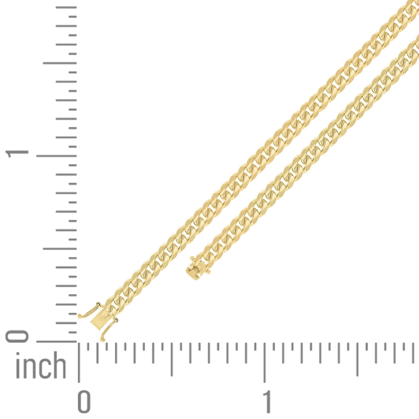 925 Silver Solid Miami Cuban Chain 4.9mm