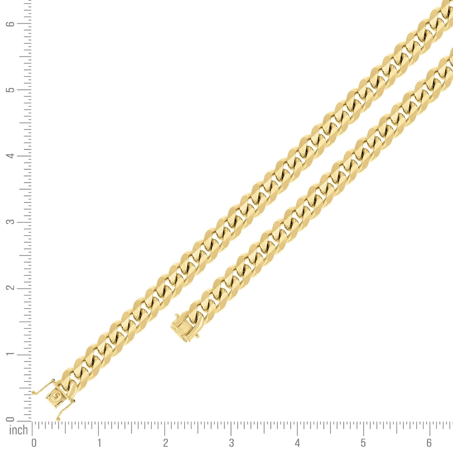 925 Silver Solid Miami Cuban Chain 11.8mm