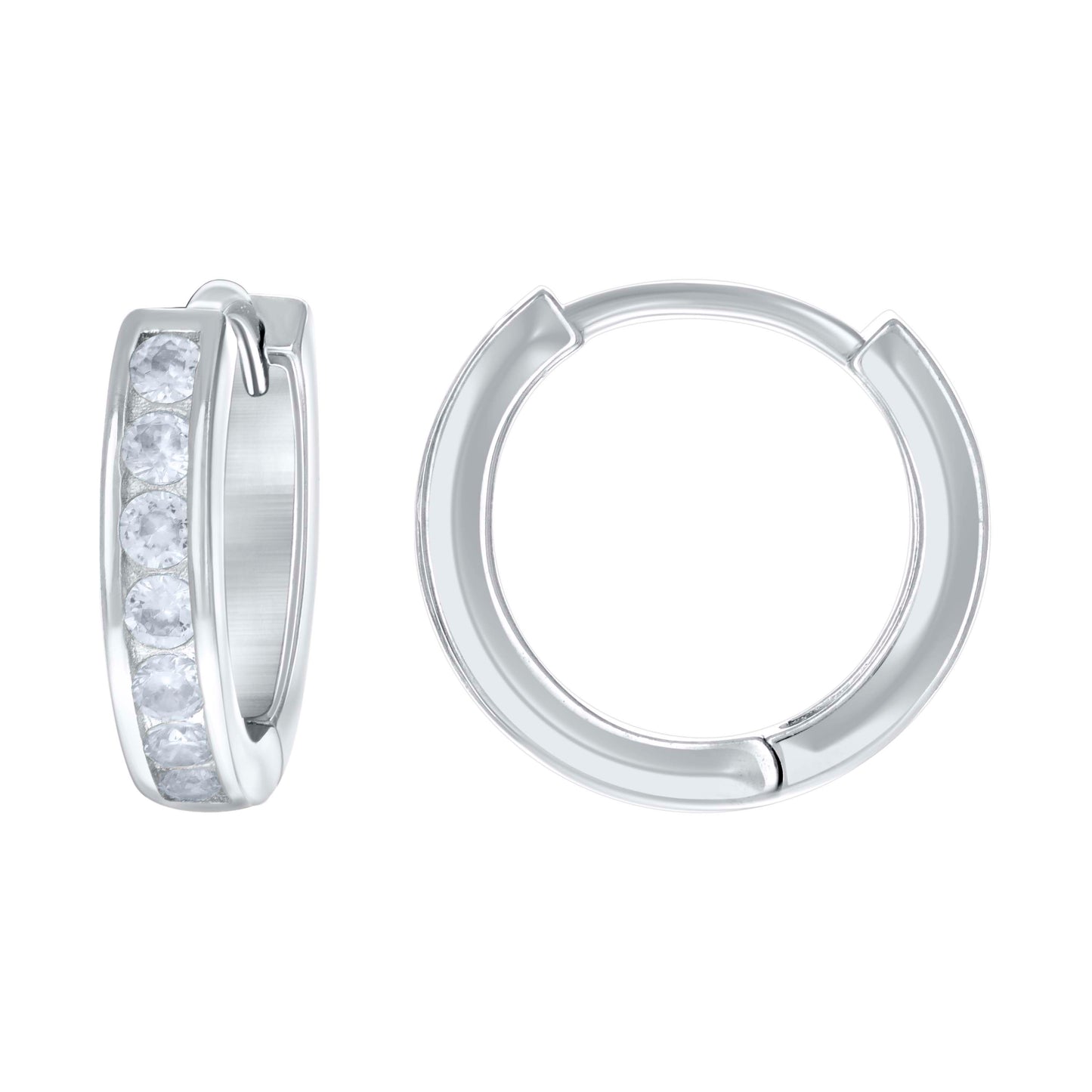 925 Sterling Silver & Cz Earring