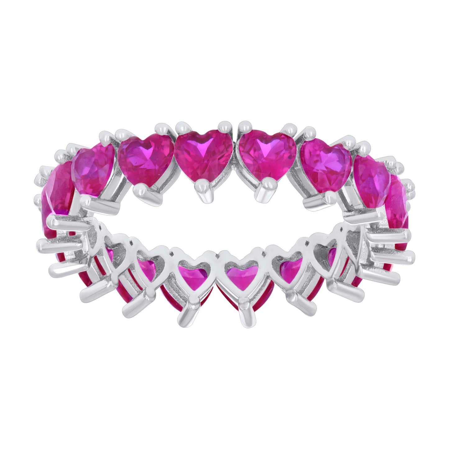 925 Sterling Silver Cz Ring S6