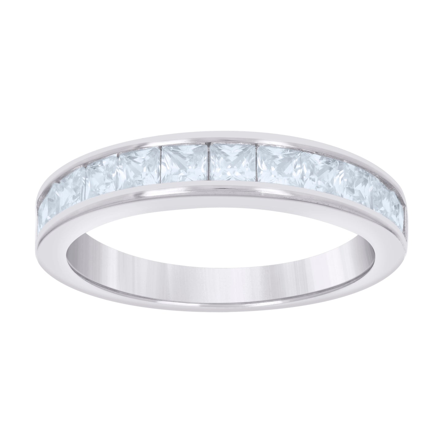 925 Sterling Silver Cz Ring S6