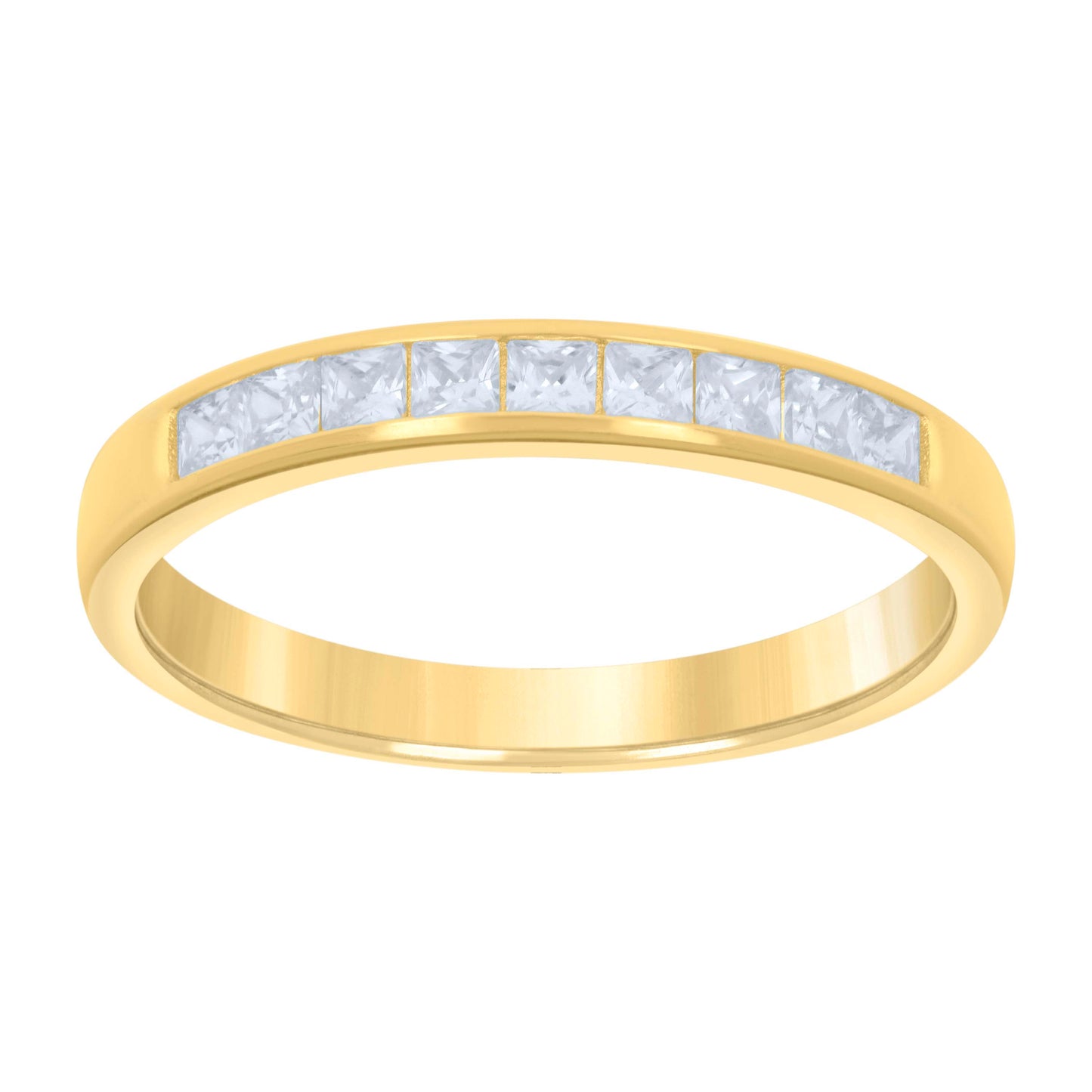 925 Sterling Silver Cz Ring S6