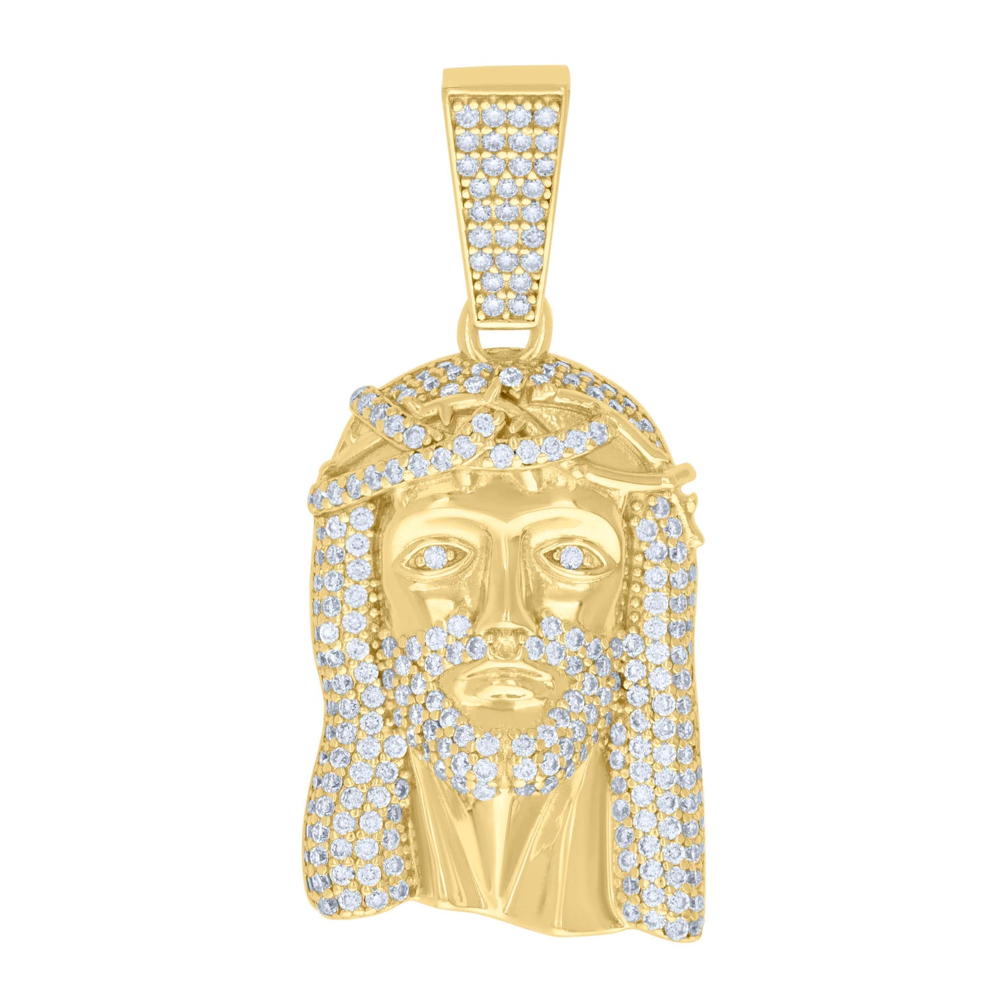 925 Silver Pendant Moissanite Ctw 1.34