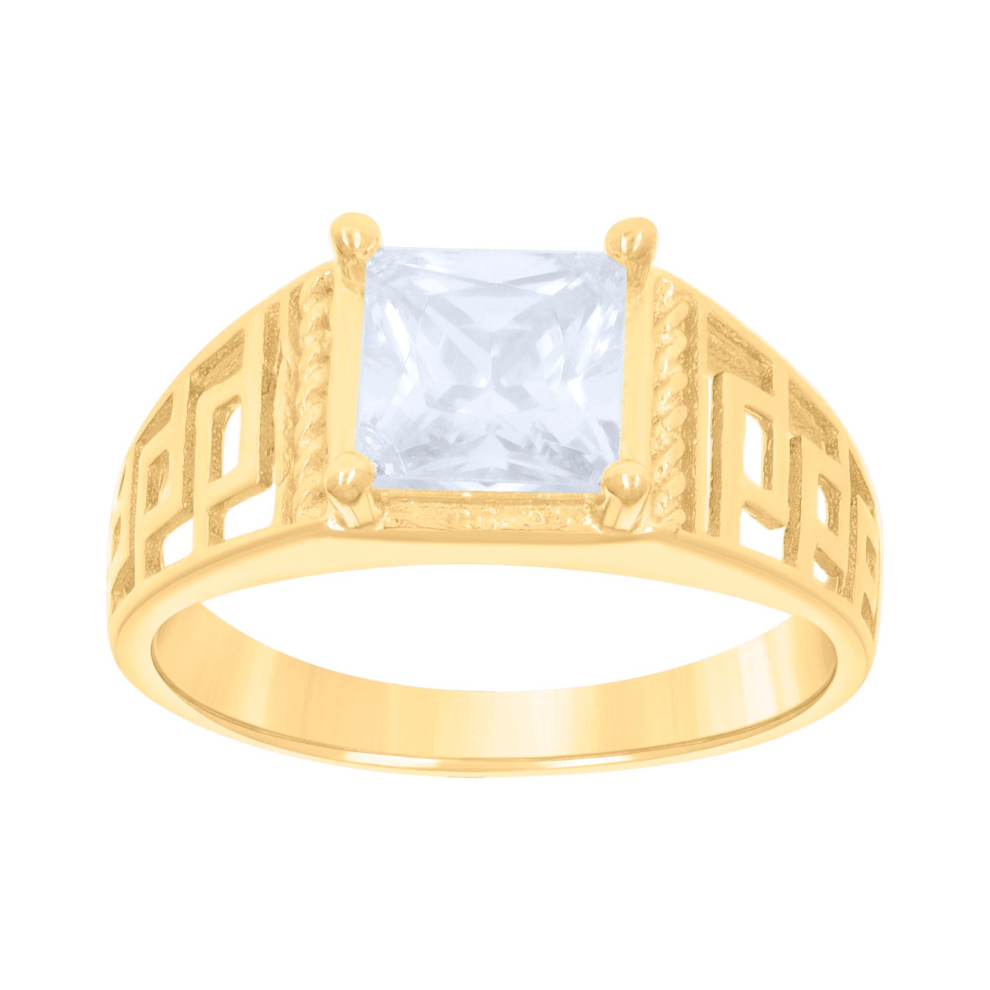 10Kt Gold Cz Baby Ring