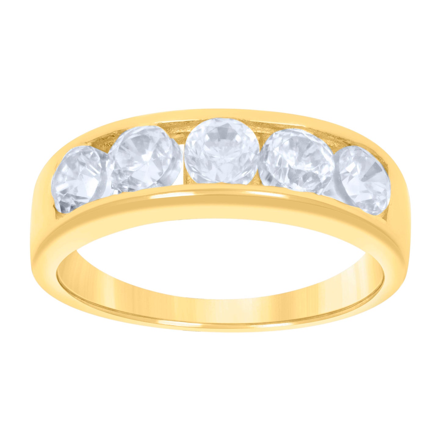 10Kt Gold Cz Baby Ring