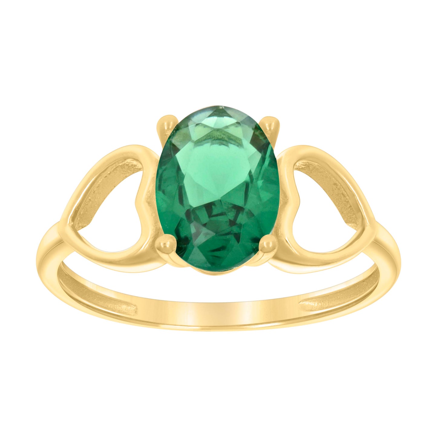 10Kt Gold Cz Baby Ring