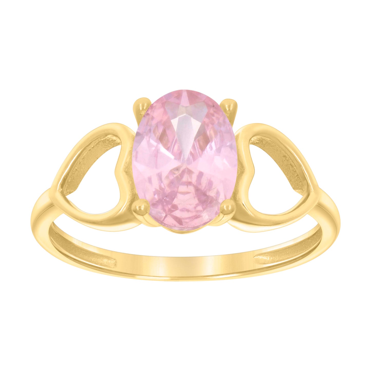 10Kt Gold Cz Baby Ring