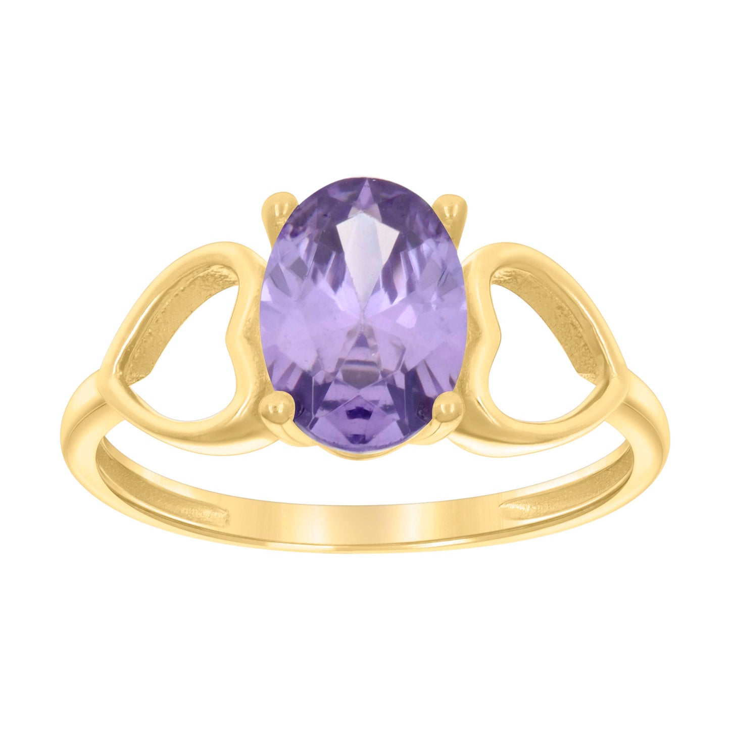 10Kt Gold Cz Baby Ring