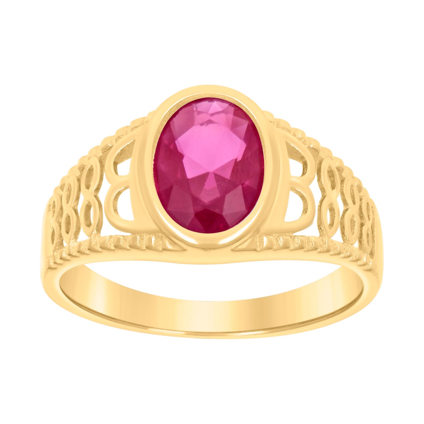 10Kt Gold Cz Baby Ring