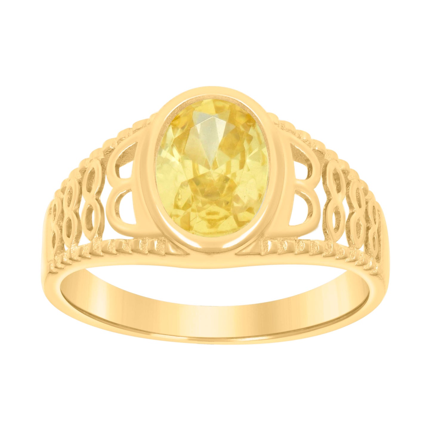 10Kt Gold Cz Baby Ring