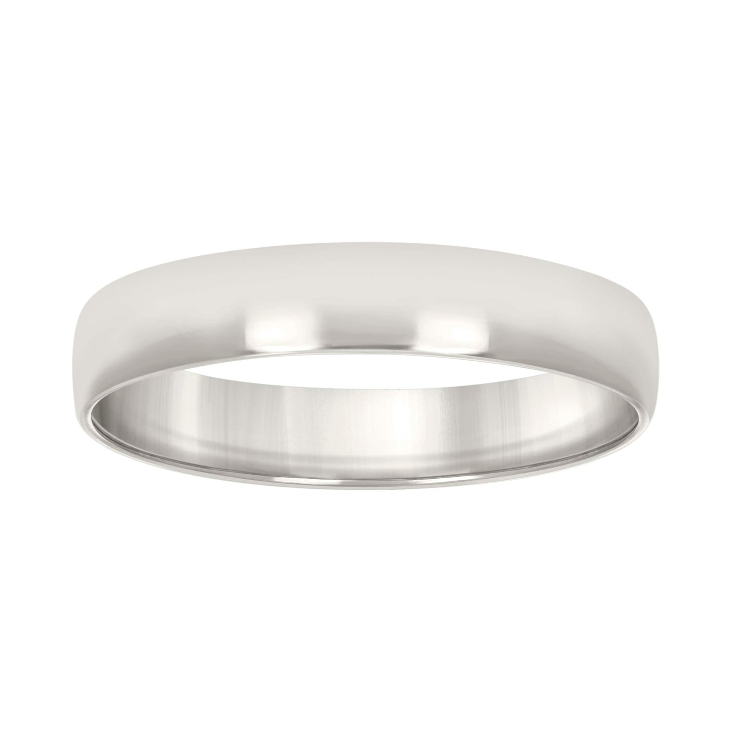 925 Silver Comfort Fit Band 5mm S5 Silver Plated