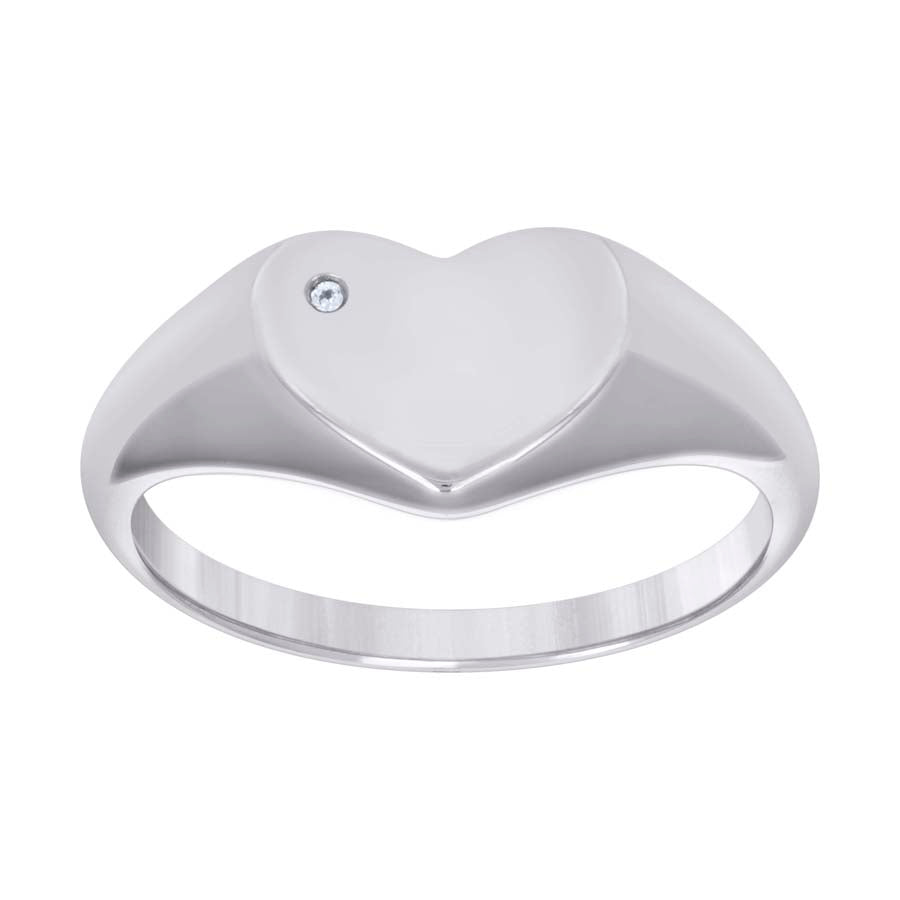 925 Silver Comfort Fit S7 Band Rhodium Plated