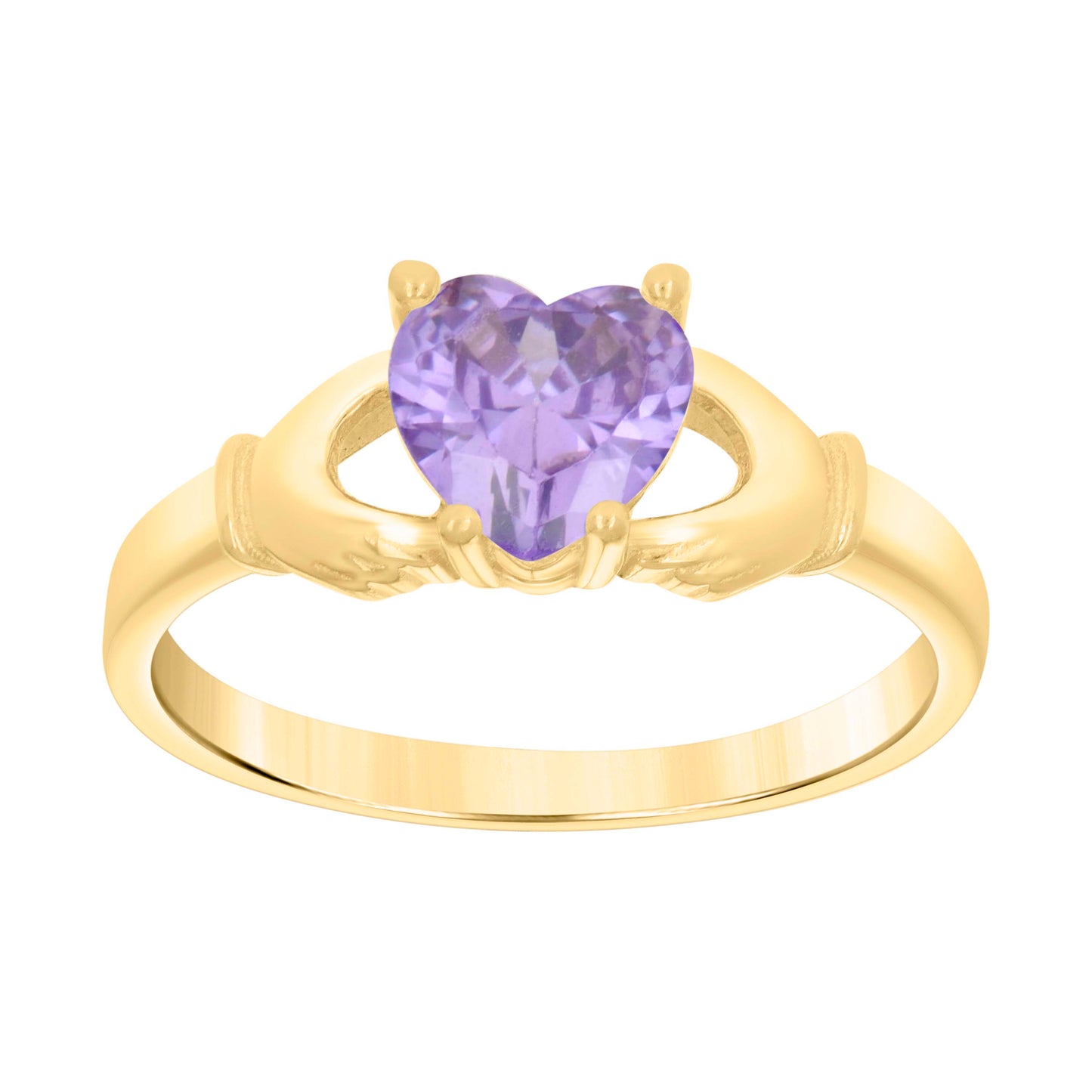 10Kt Gold Cz Baby Ring