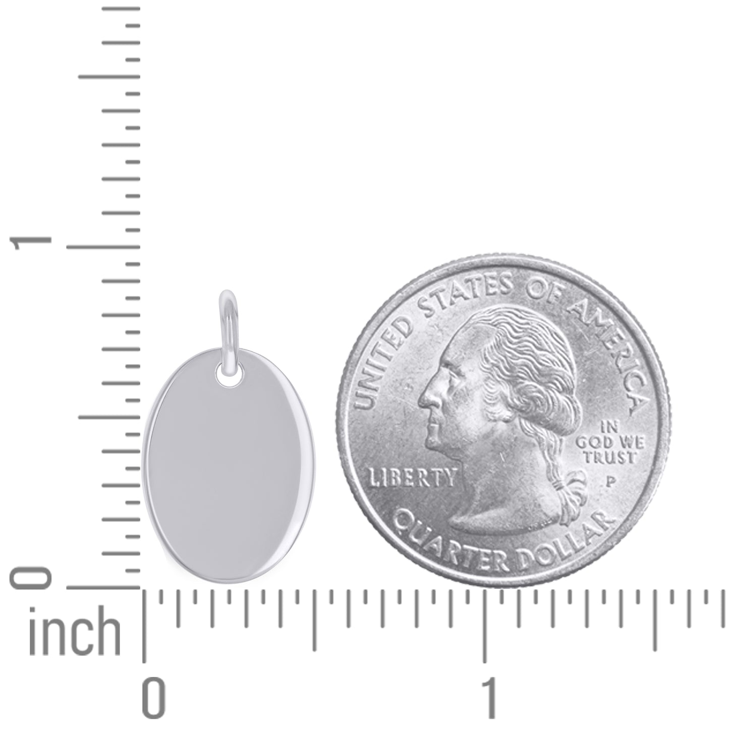 925 Sterling Silver 6.5mm Pendant Silver Plated