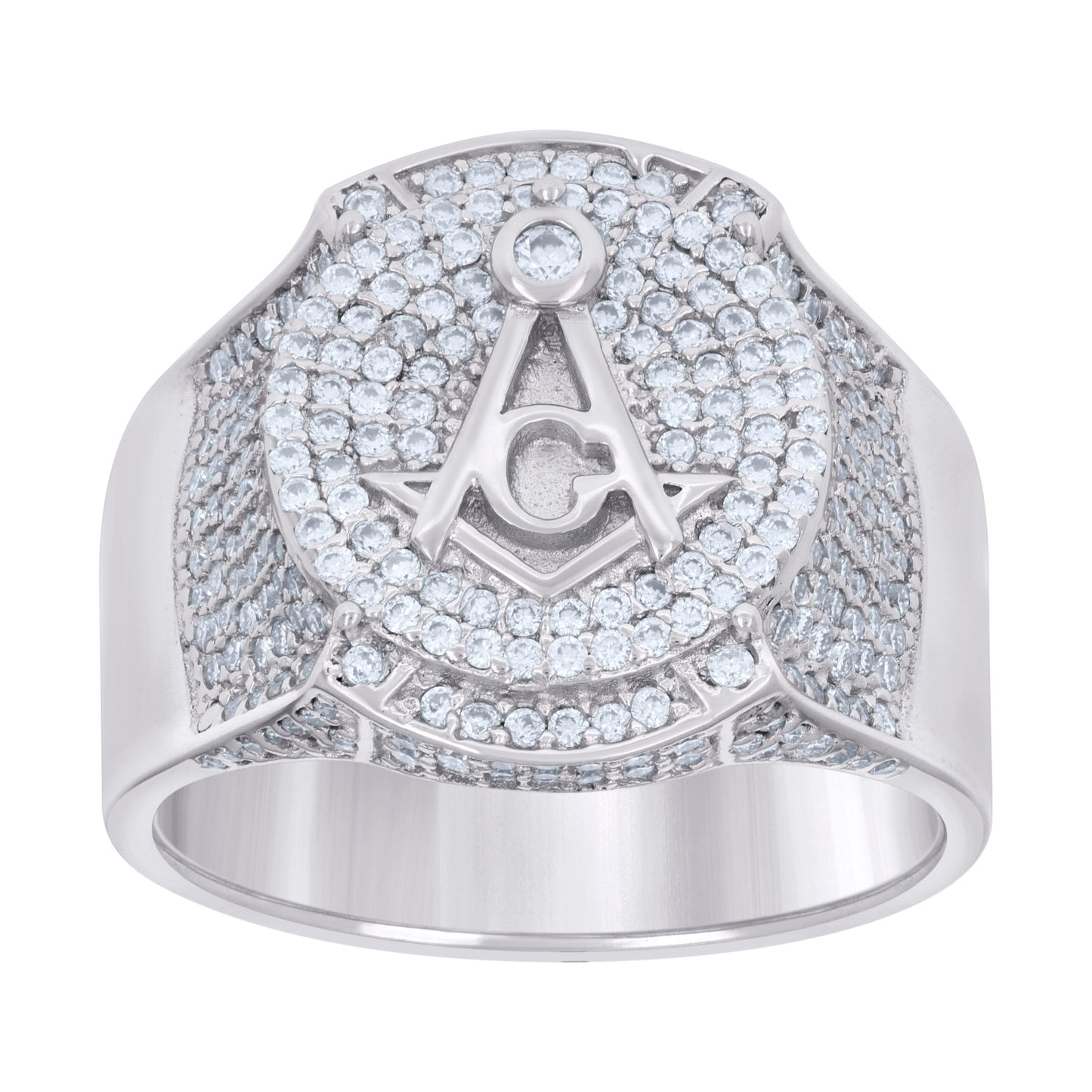 925 Sterling Silver 2.04Ctw Moissanite Ring S7