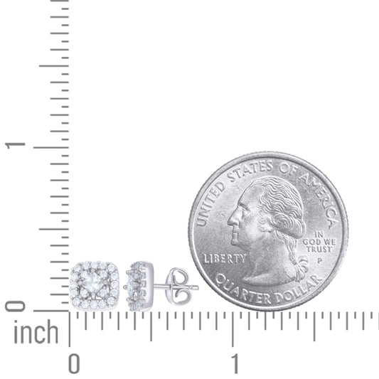 925 Sterling Silver Cz Earring