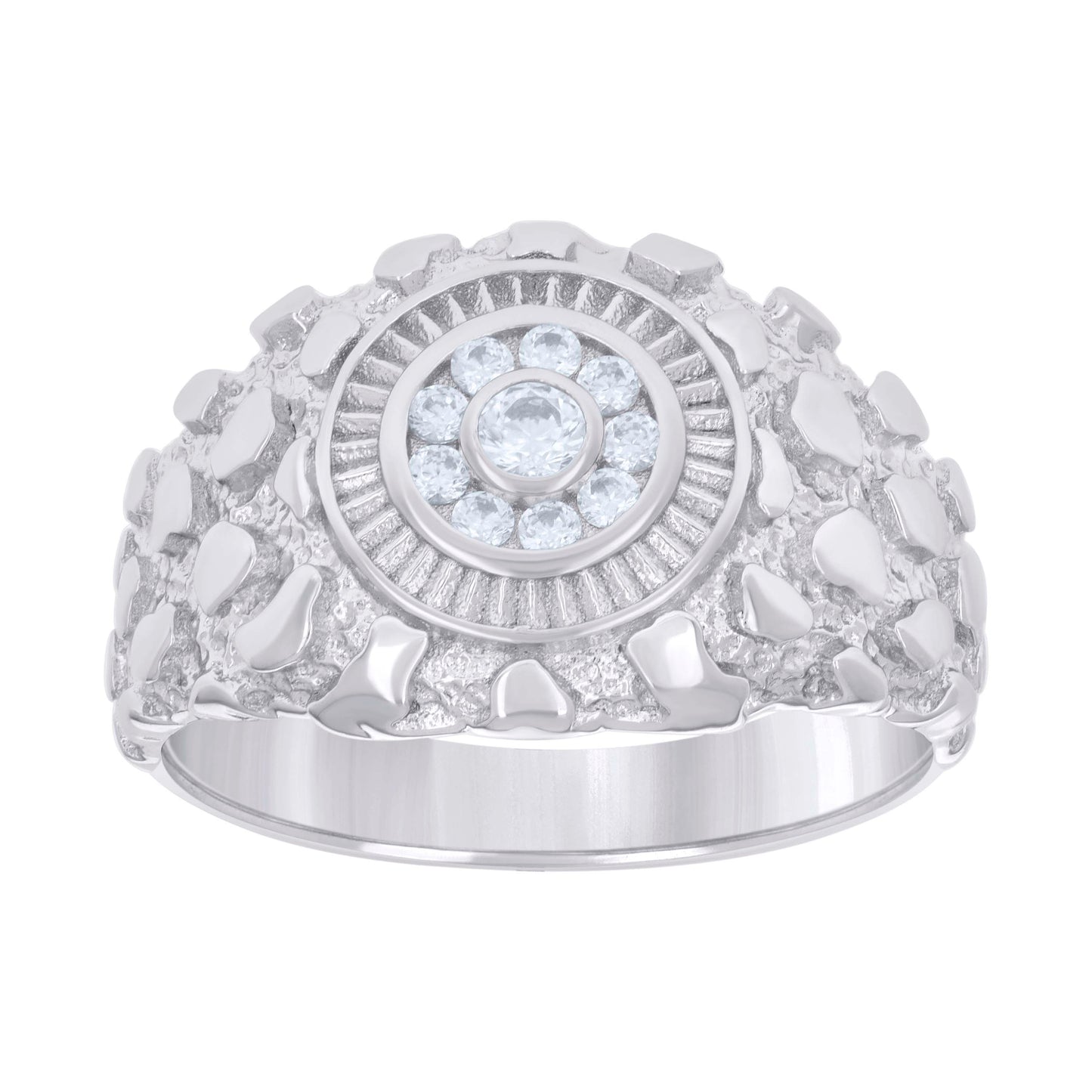 925 Sterling Silver Cz Ring-S7