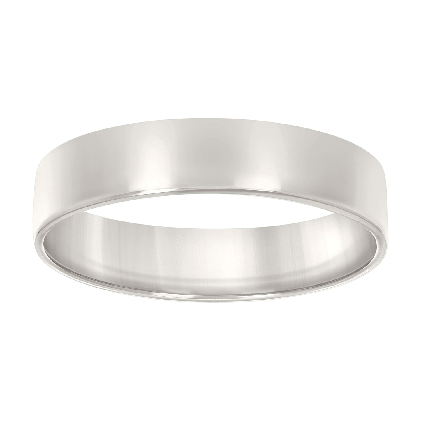 925 Sterling Silver Flat Comfort Band Silver 6mm-S