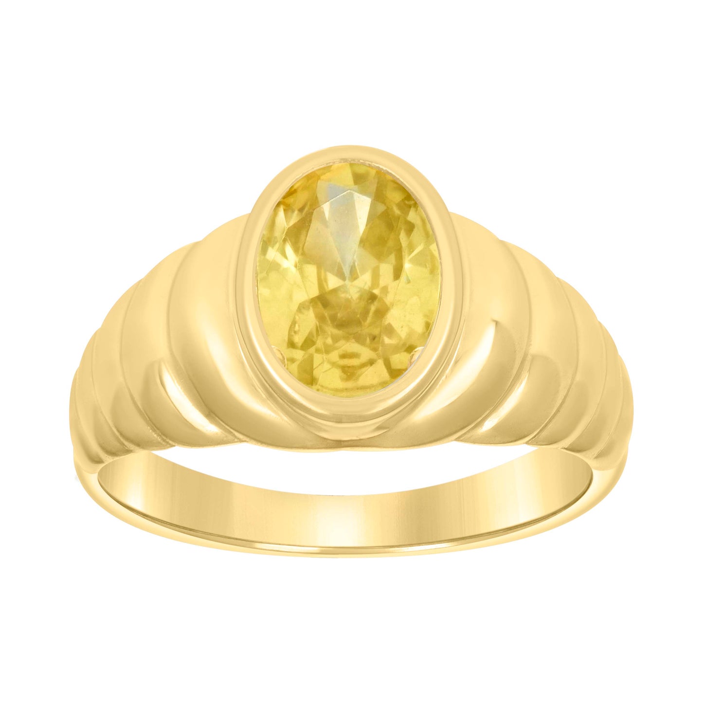 10Kt Gold Cz Baby Ring