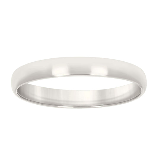 925 Silver Comfort Fit Band 4mm S5 Silver Plated