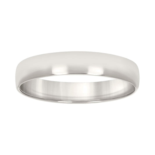 925 Silver Comfort Fit Band 5mm S5 Silver Plated