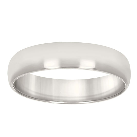 925 Silver Comfort Fit Band 6mm S5 Silver Plated