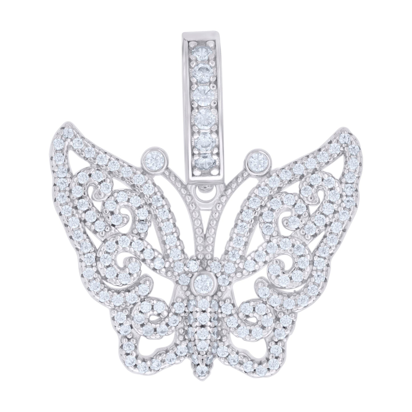 925 Sterling Silver 1.06Ctw Moissanite Pendant