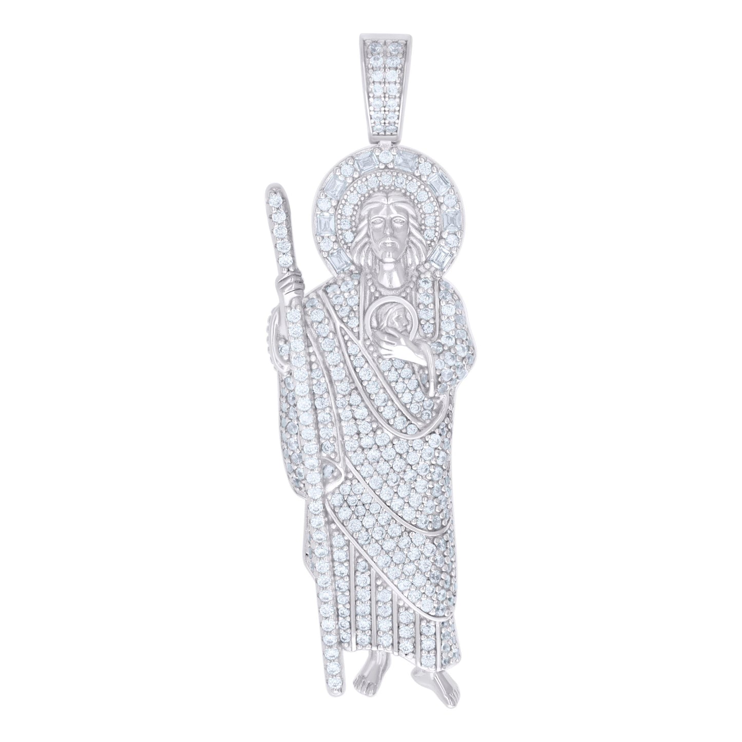 925 Sterling Silver R:2.30Ctw, B:0.34Ctw Moissanit