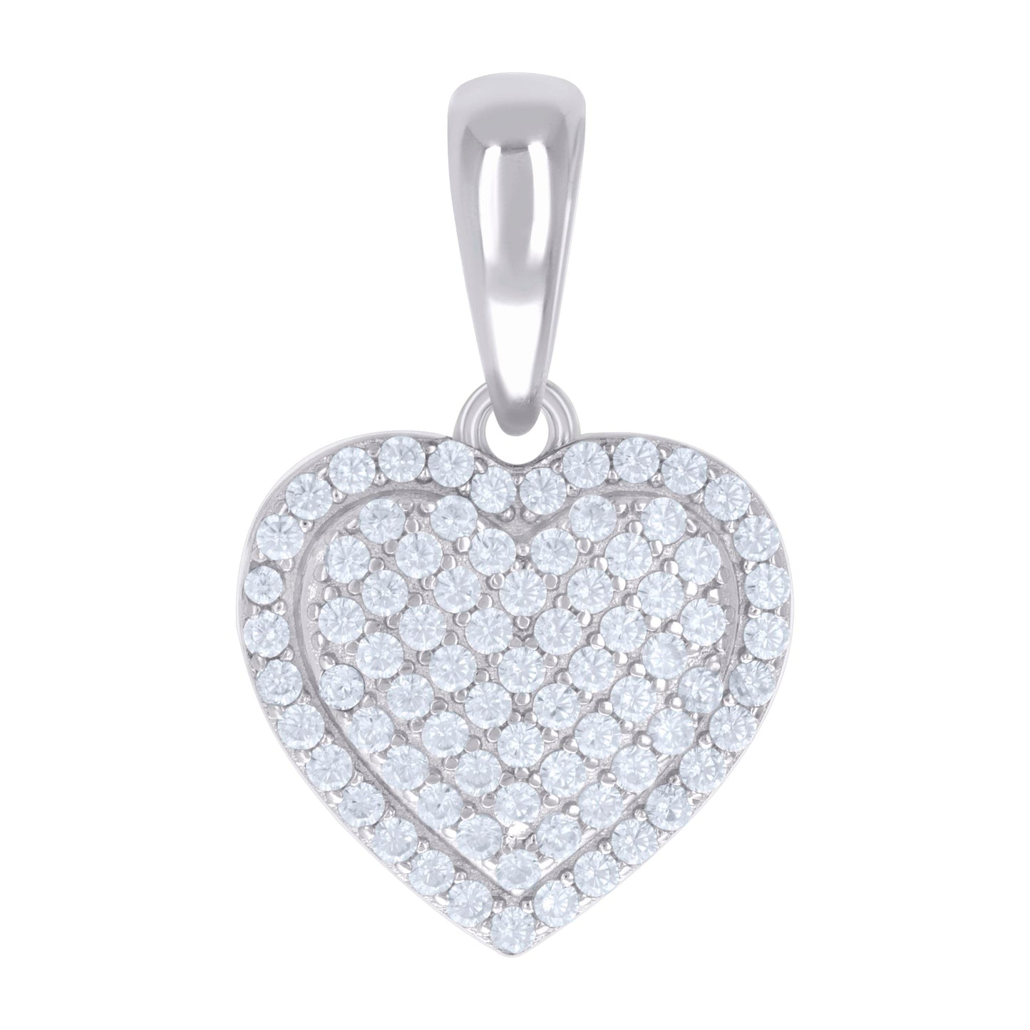 925 Sterling Silver 1.13Ctw Moissanite Pendant