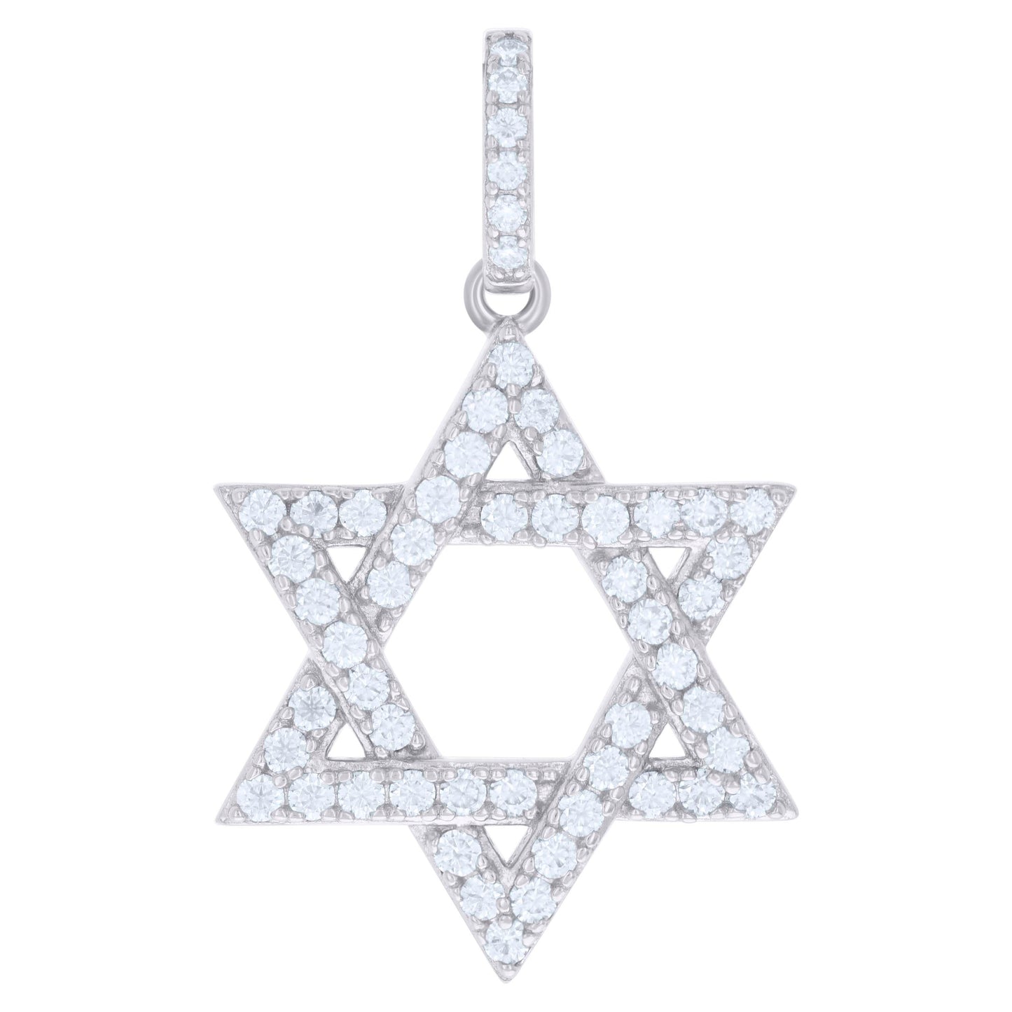 925 Sterling Silver 1.39Ctw Moissanite Pendant