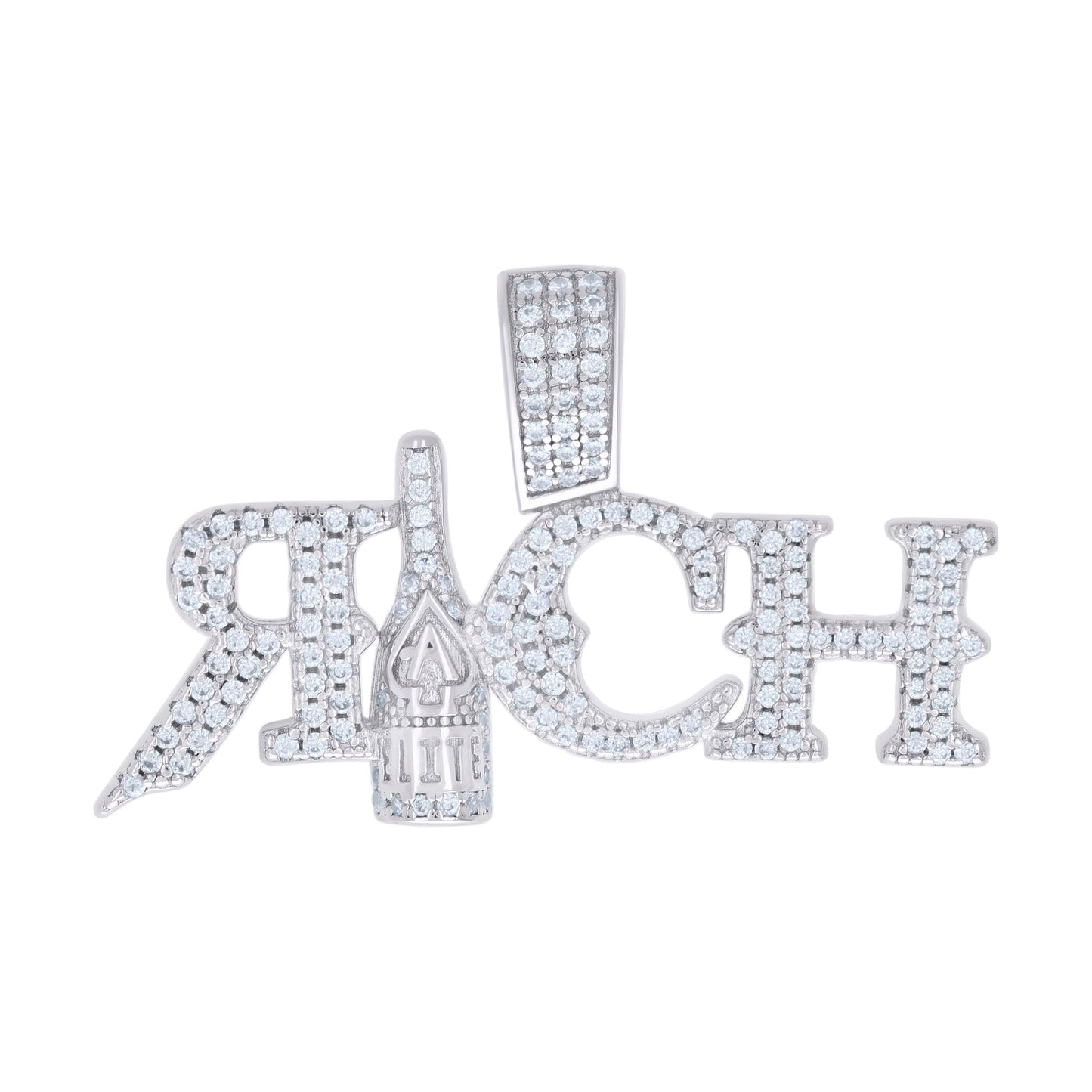 925 Sterling Silver 0.92Ctw Moissanite Pendant