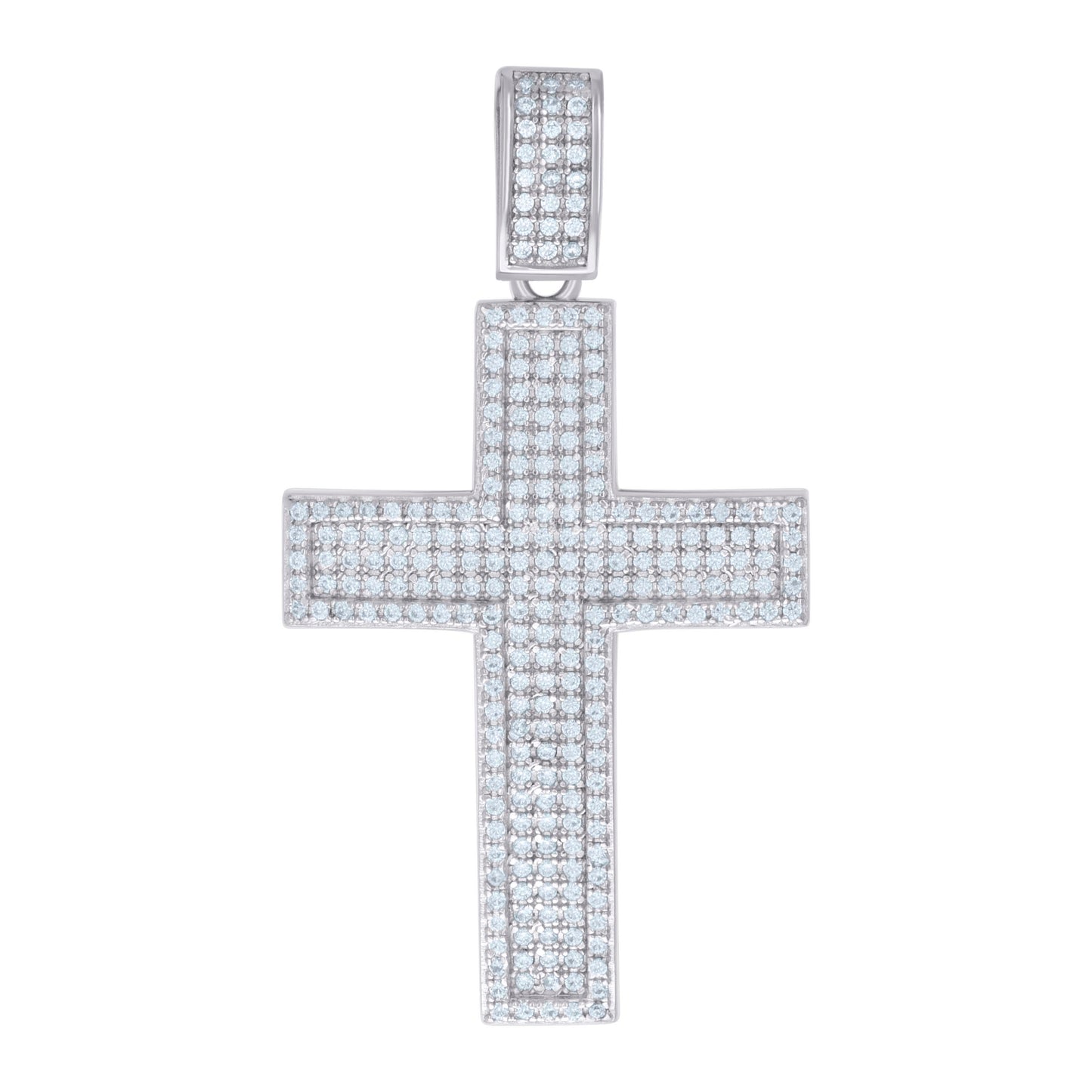 925 Sterling Silver 1.07Ctw Moissanite Pendant