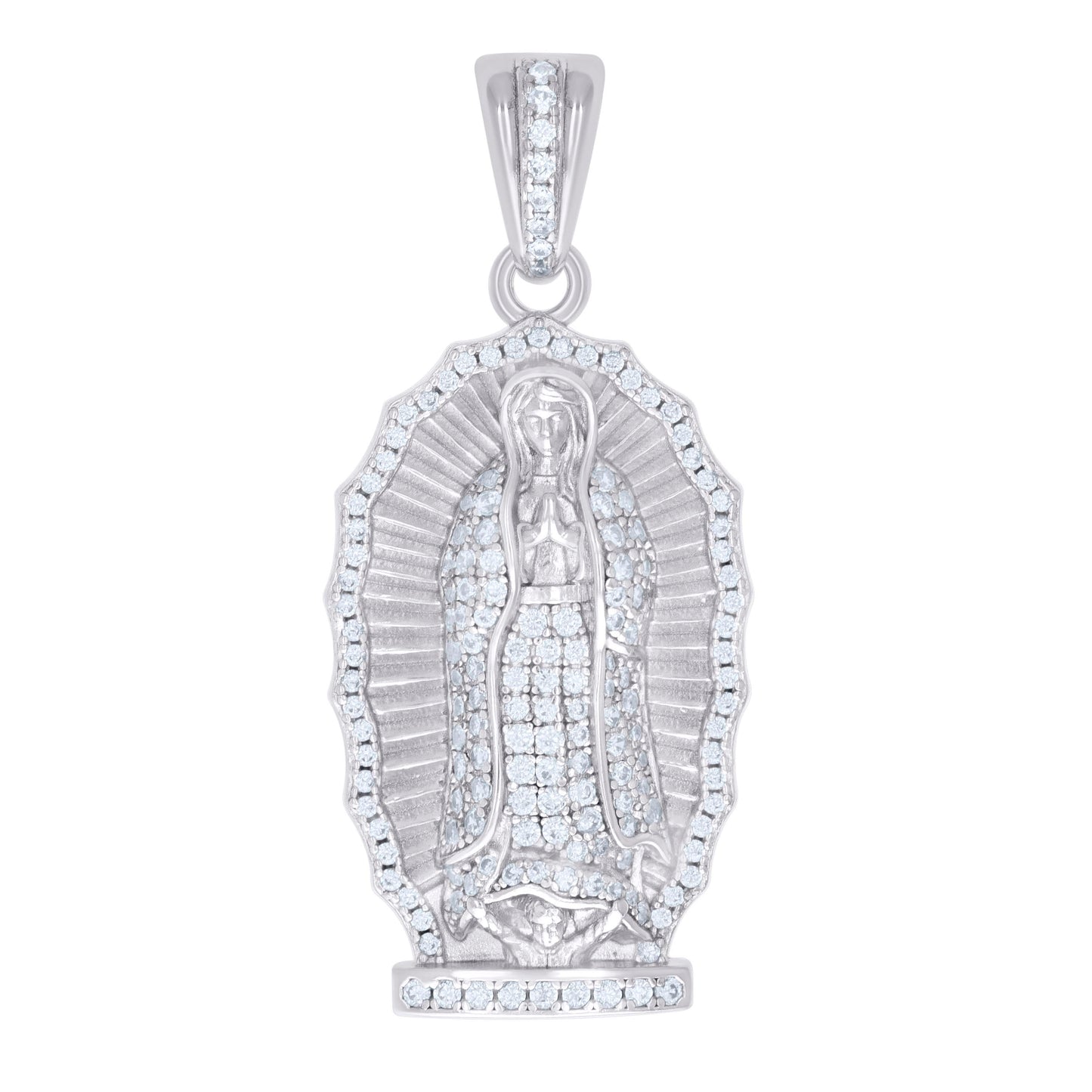 925 Sterling Silver 1.13Ctw Moissanite Pendant