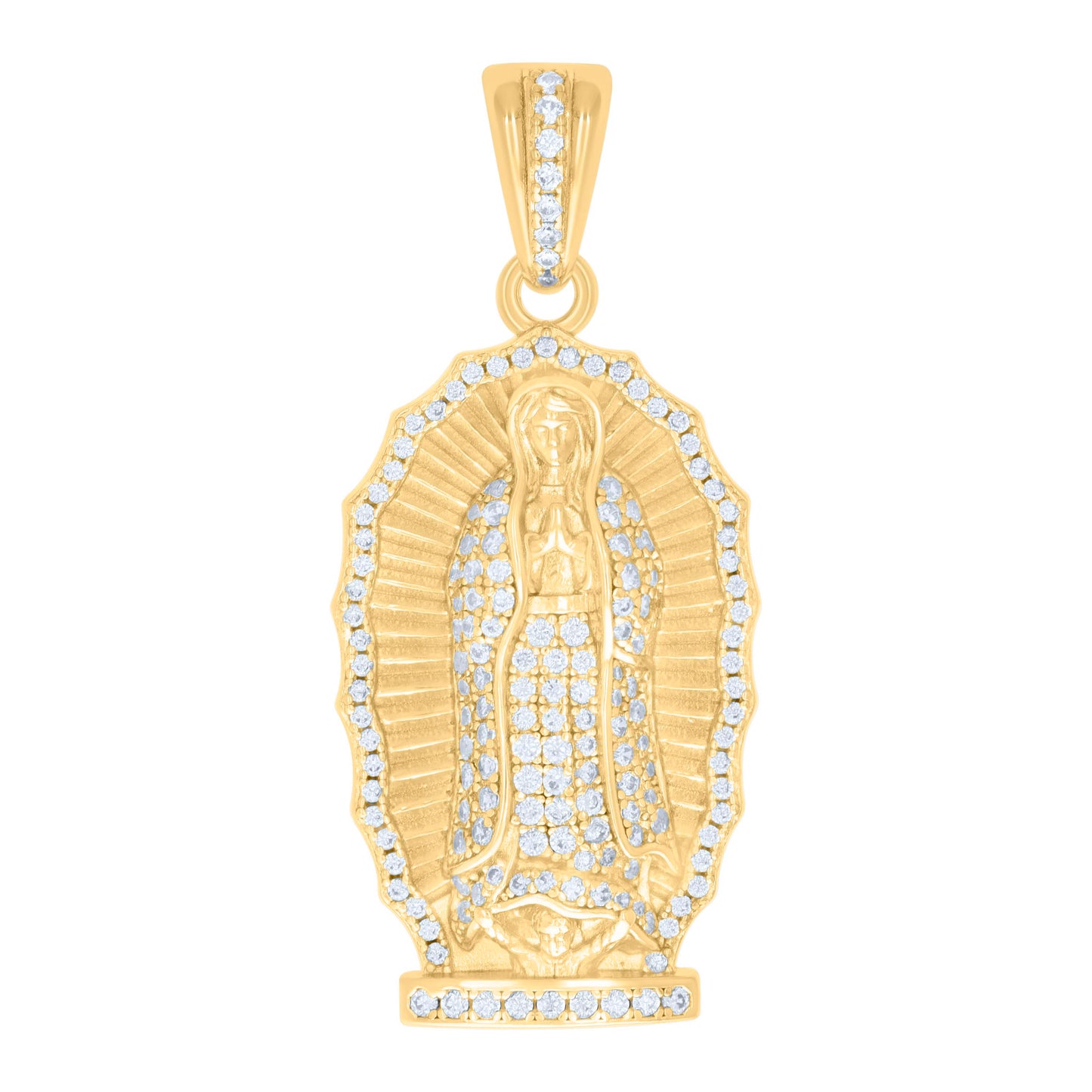 925 Sterling Silver 1.13Ctw Moissanite Pendant